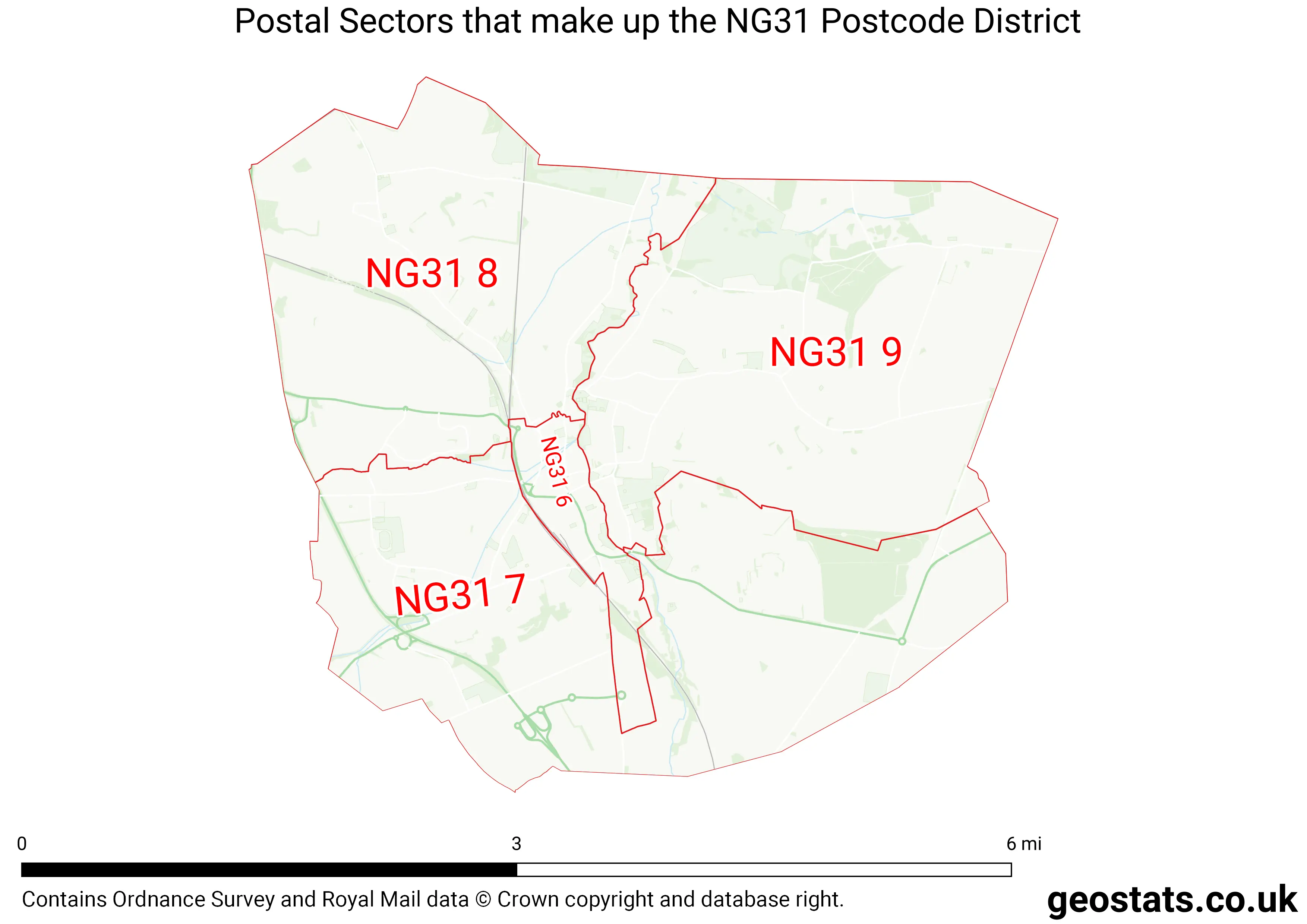 Map of the NG31  District