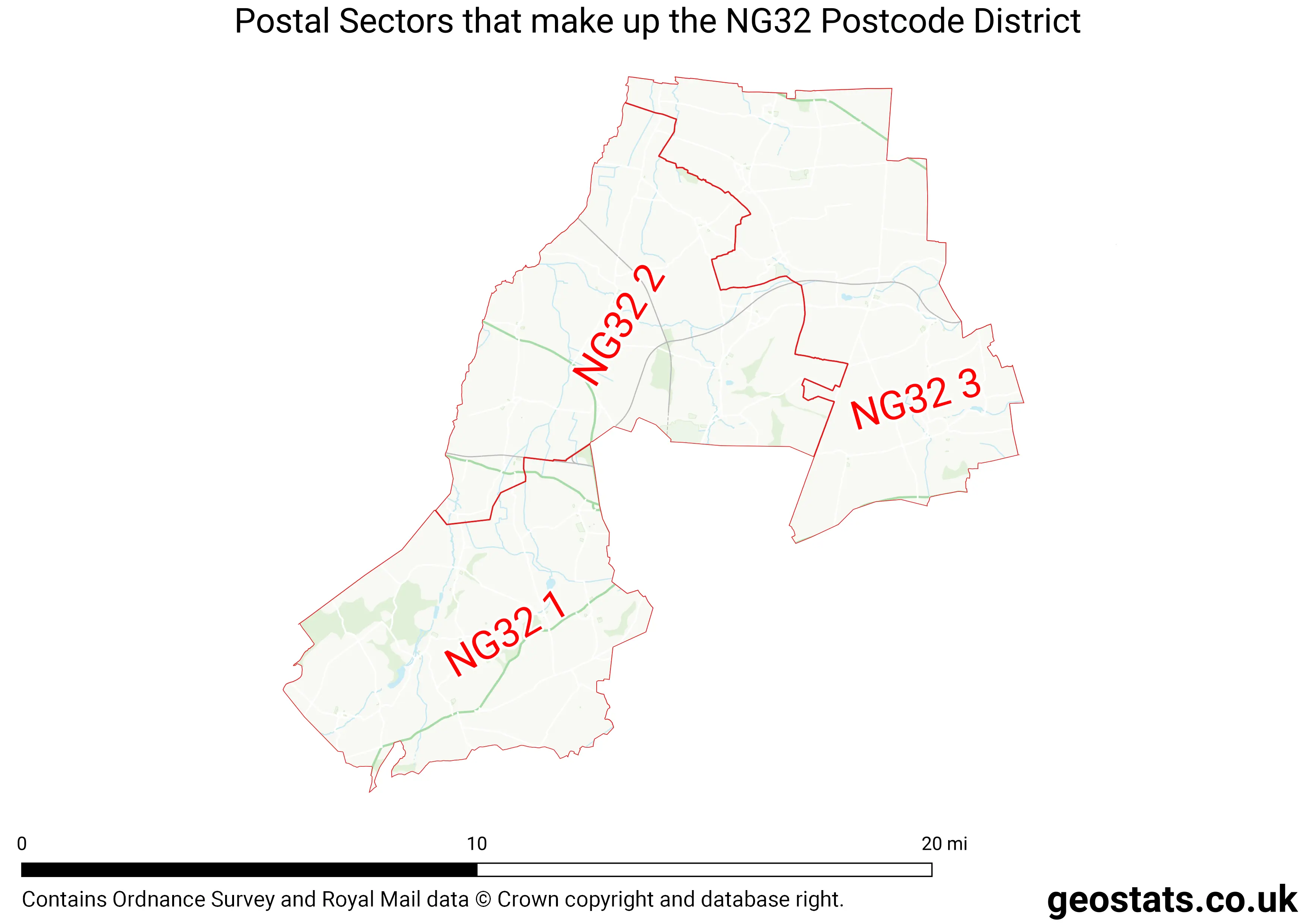 Map of the NG32  District