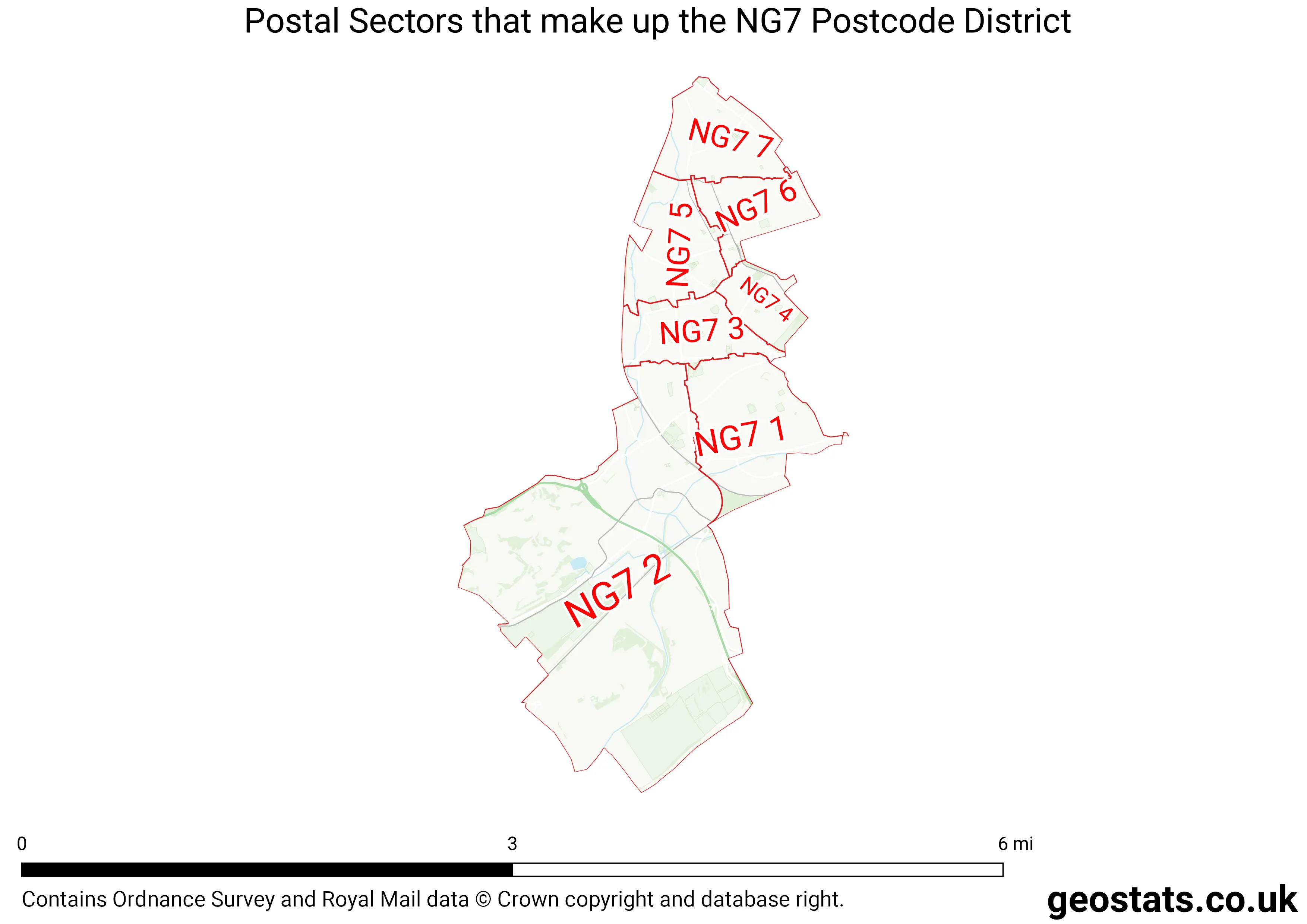 Map of the NG7  District