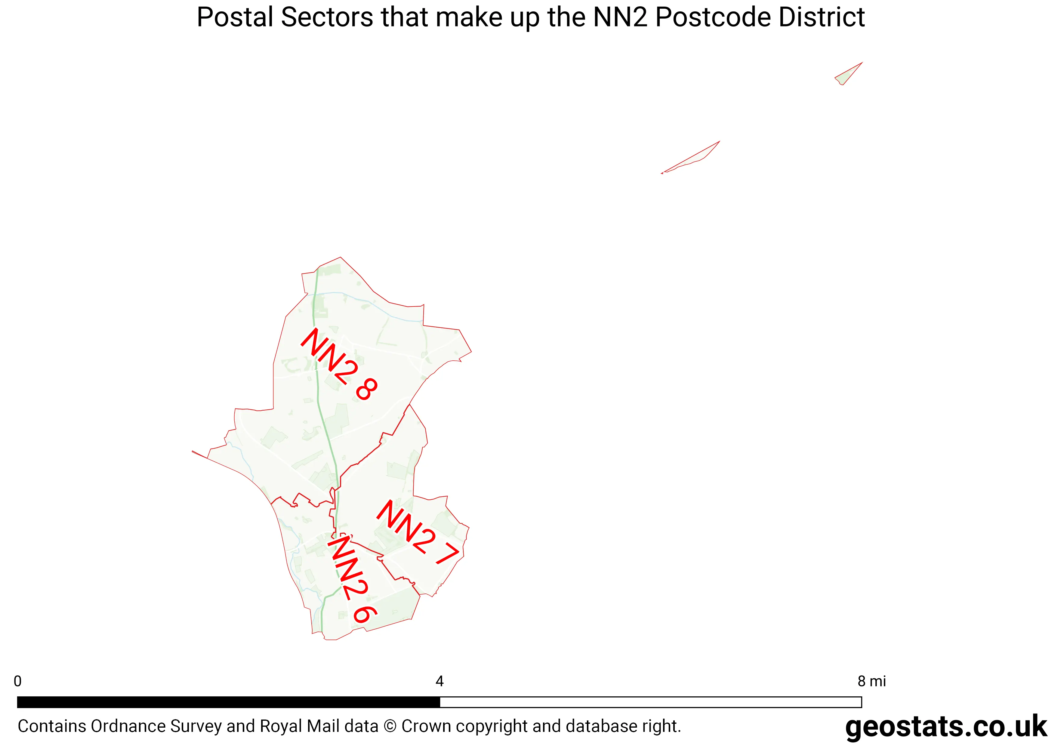 Map of the NN2  District
