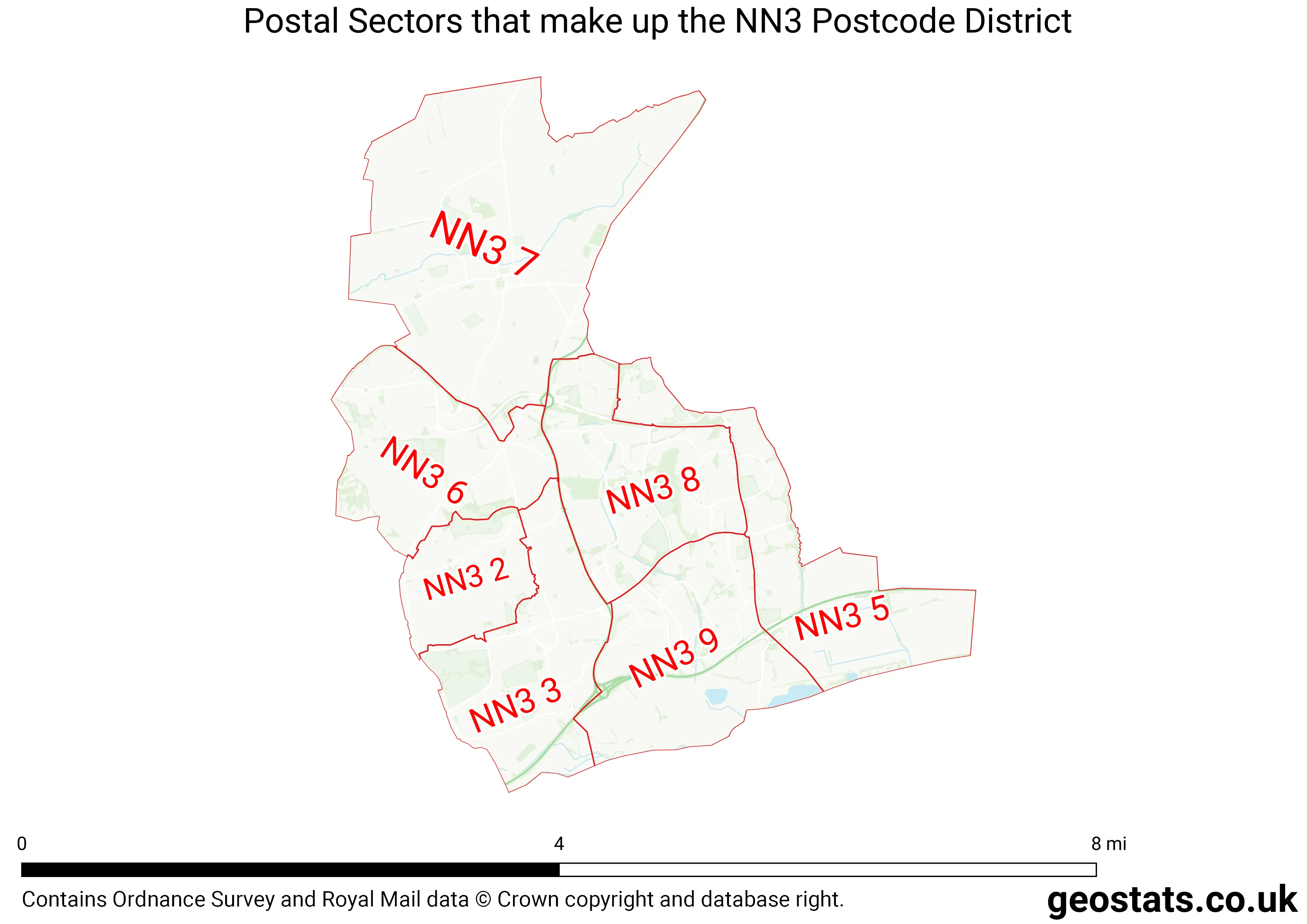 Map of the NN3  District