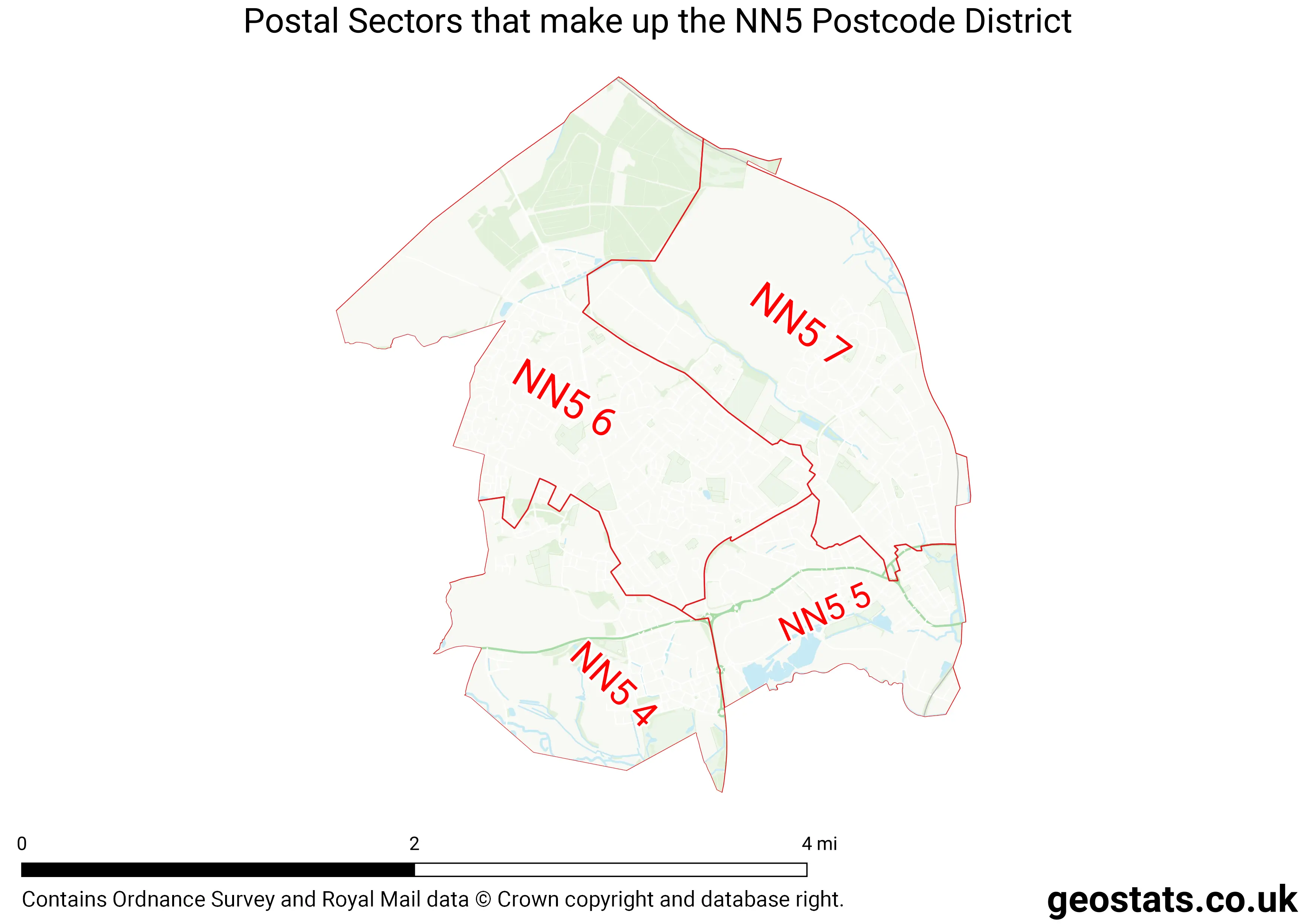 Map of the NN5  District