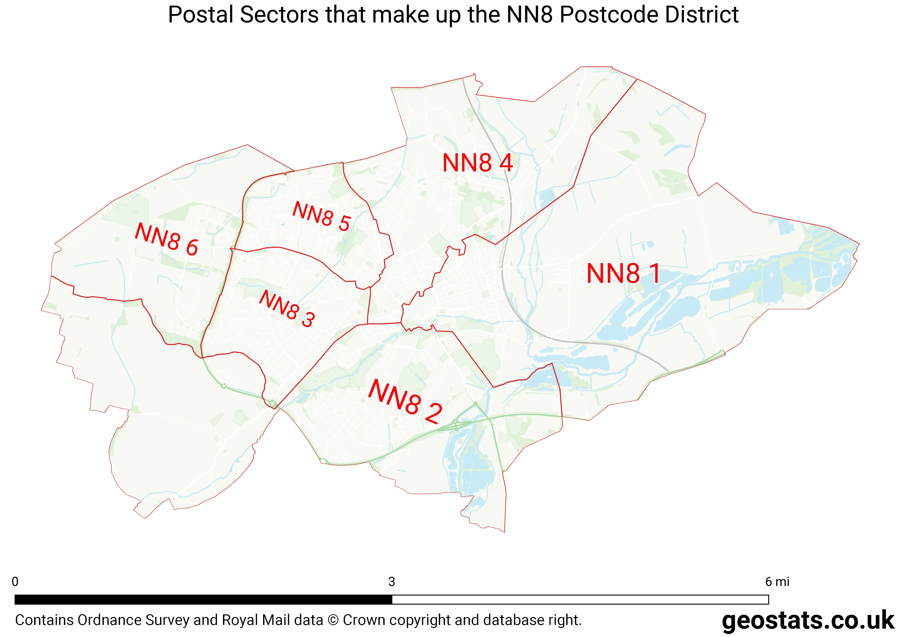 Map of the NN8  District