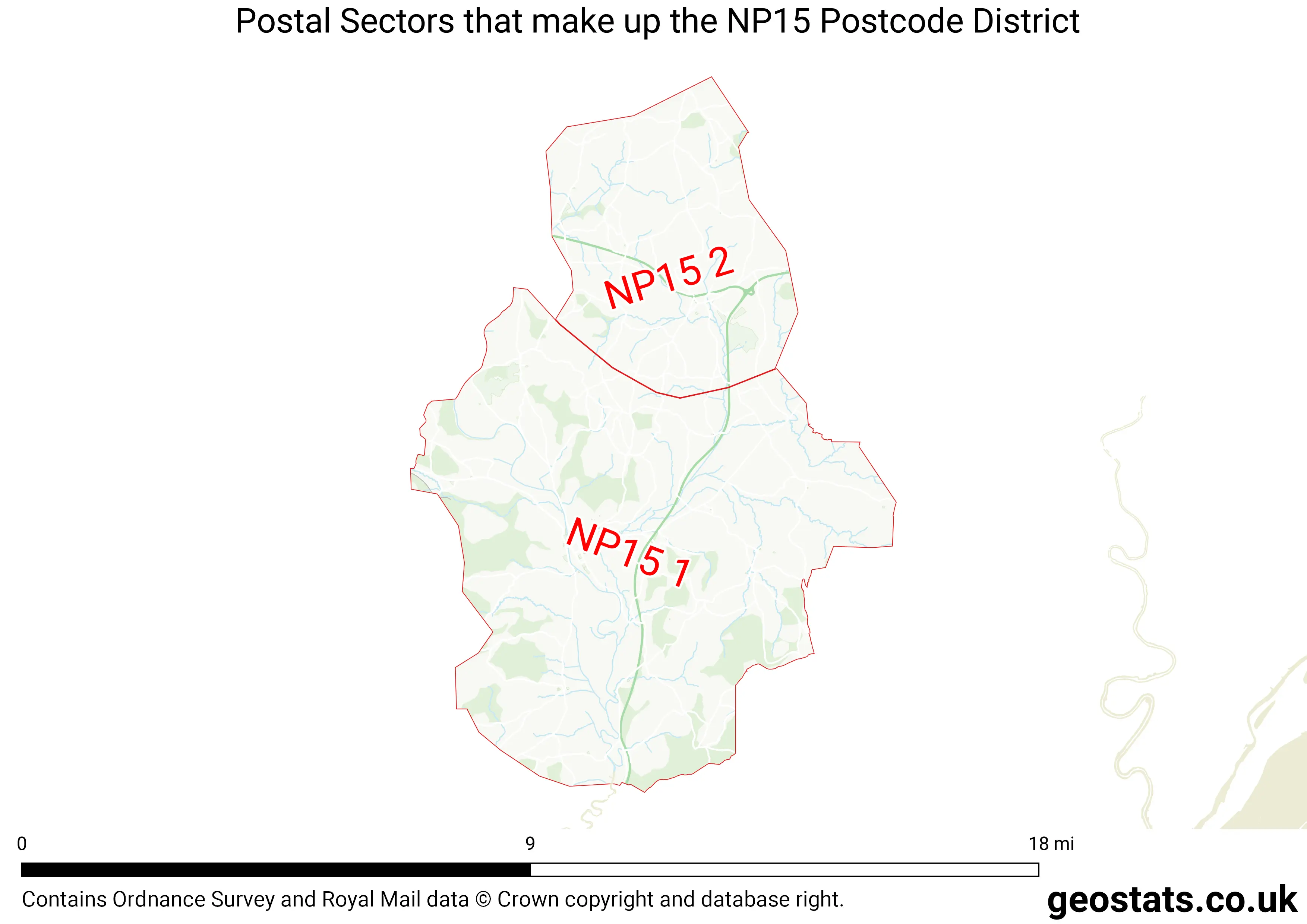 Map of the NP15  District