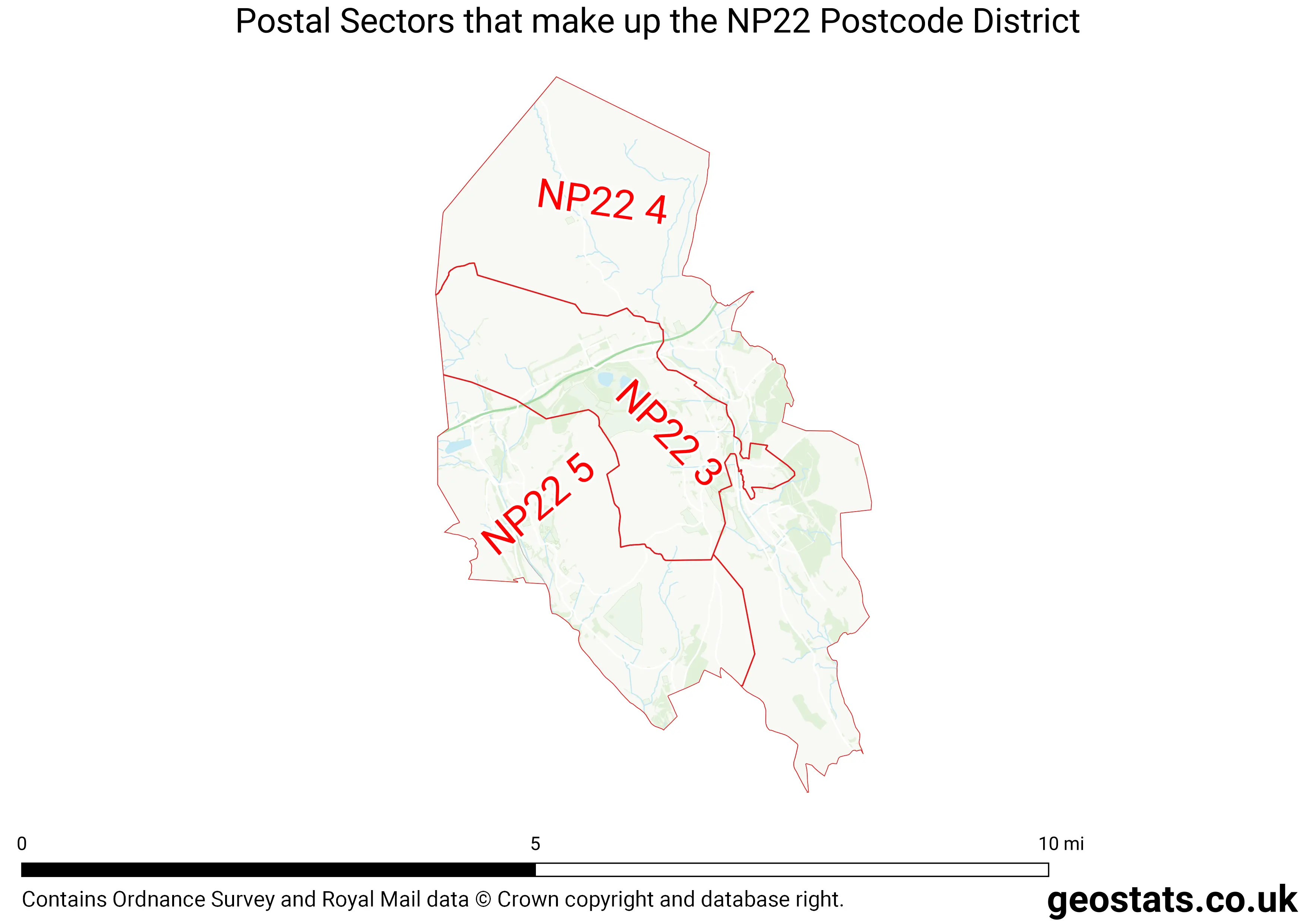 Map of the NP22  District