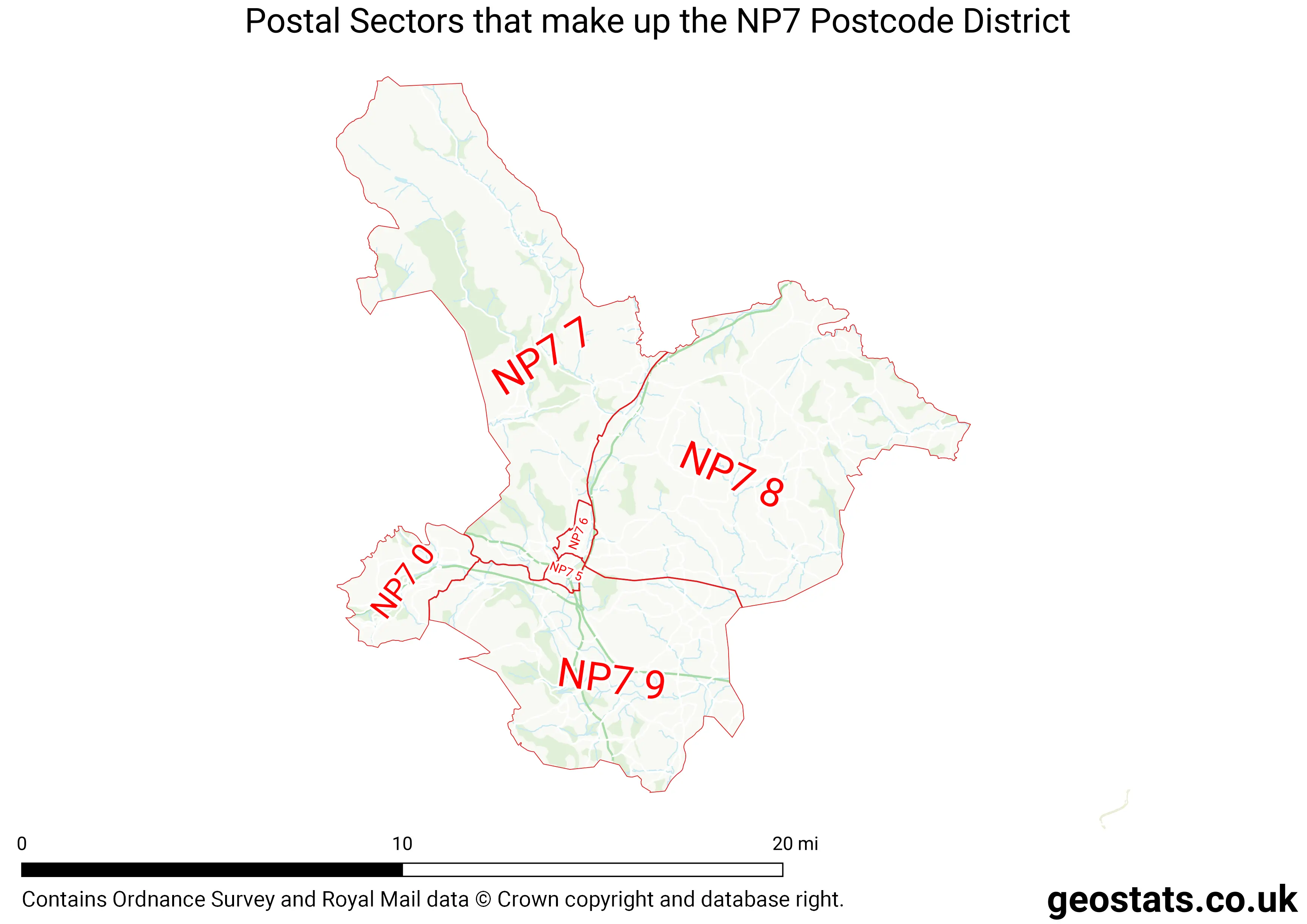 Map of the NP7  District