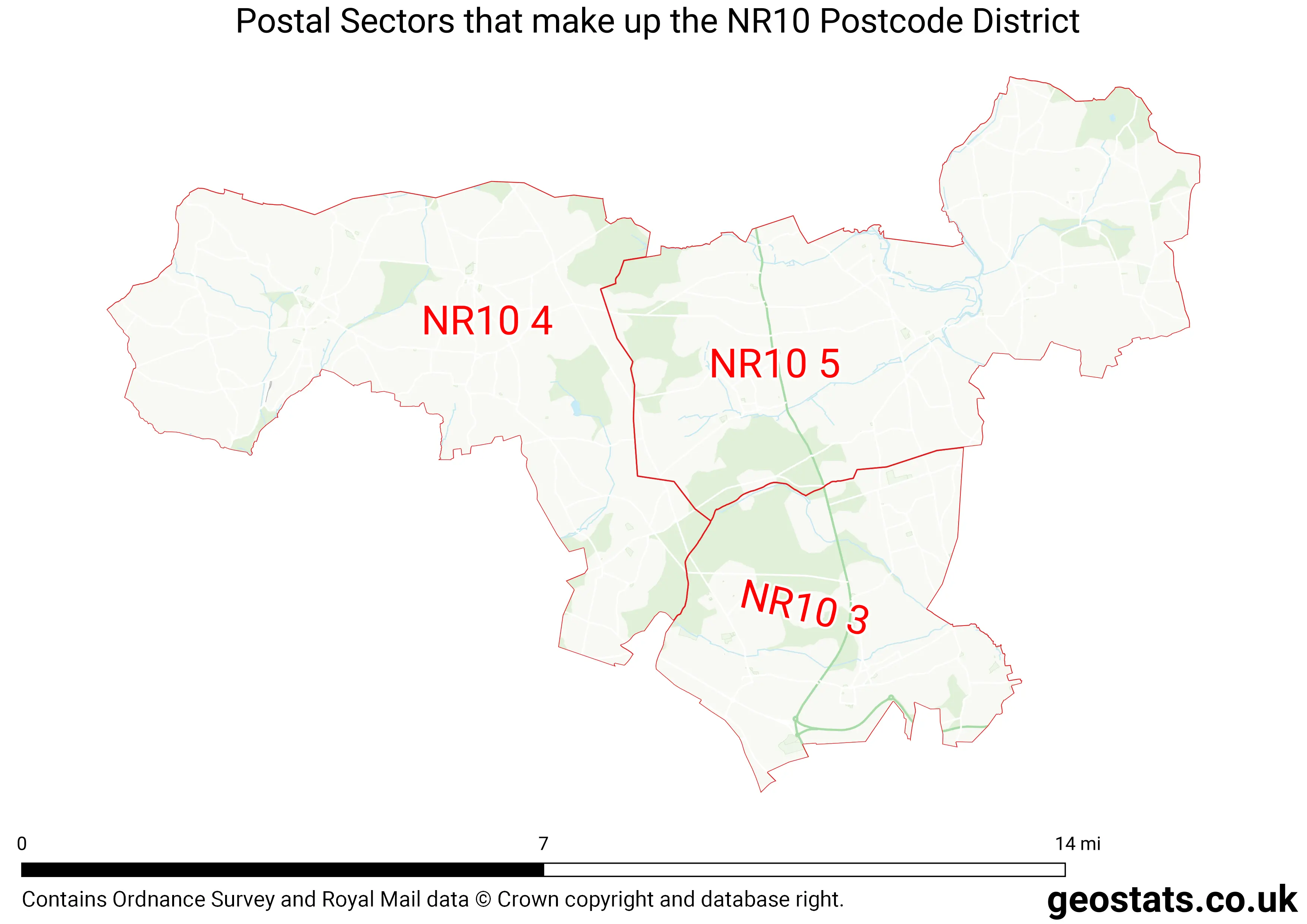 Map of the NR10  District
