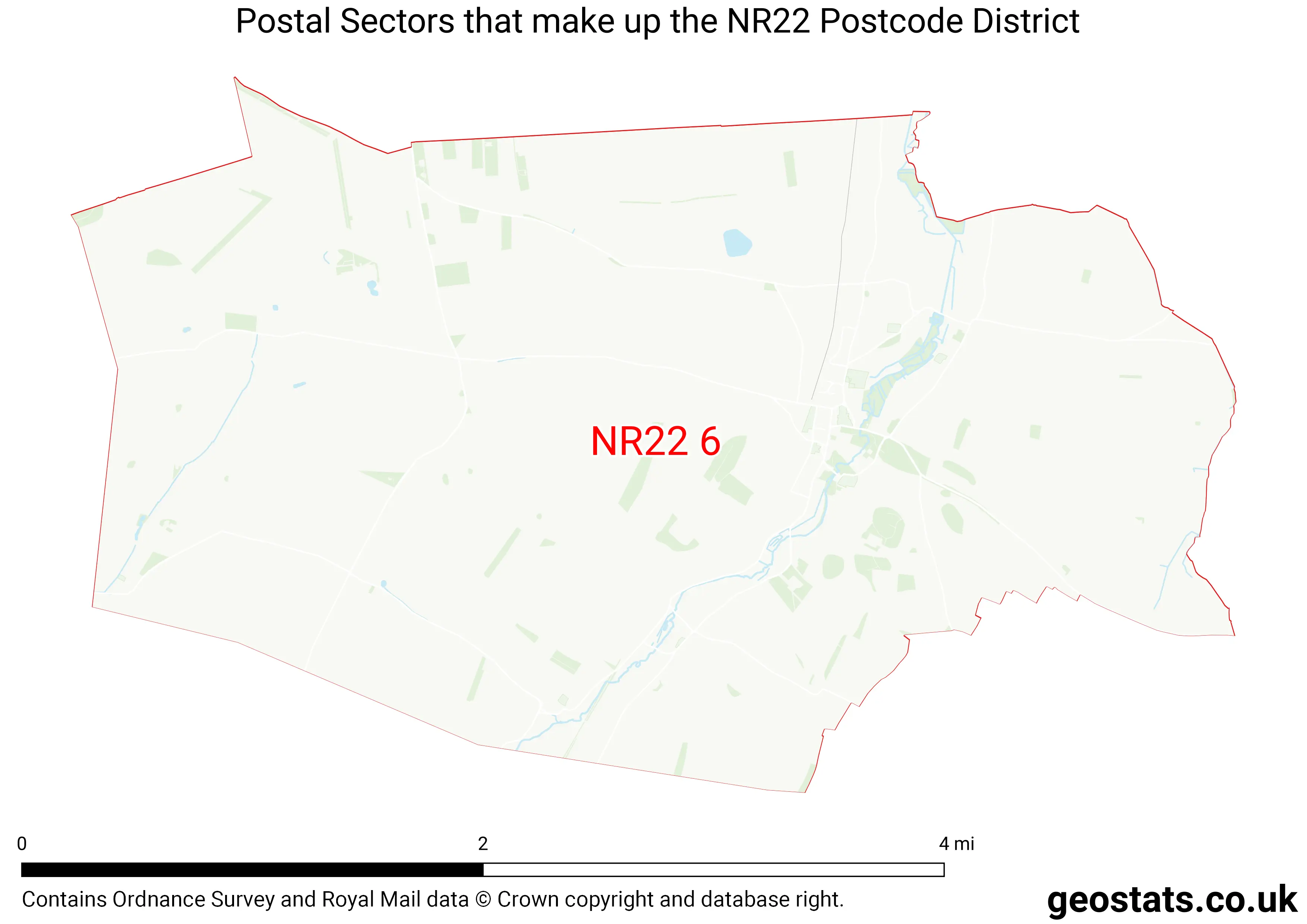 Map of the NR22  District