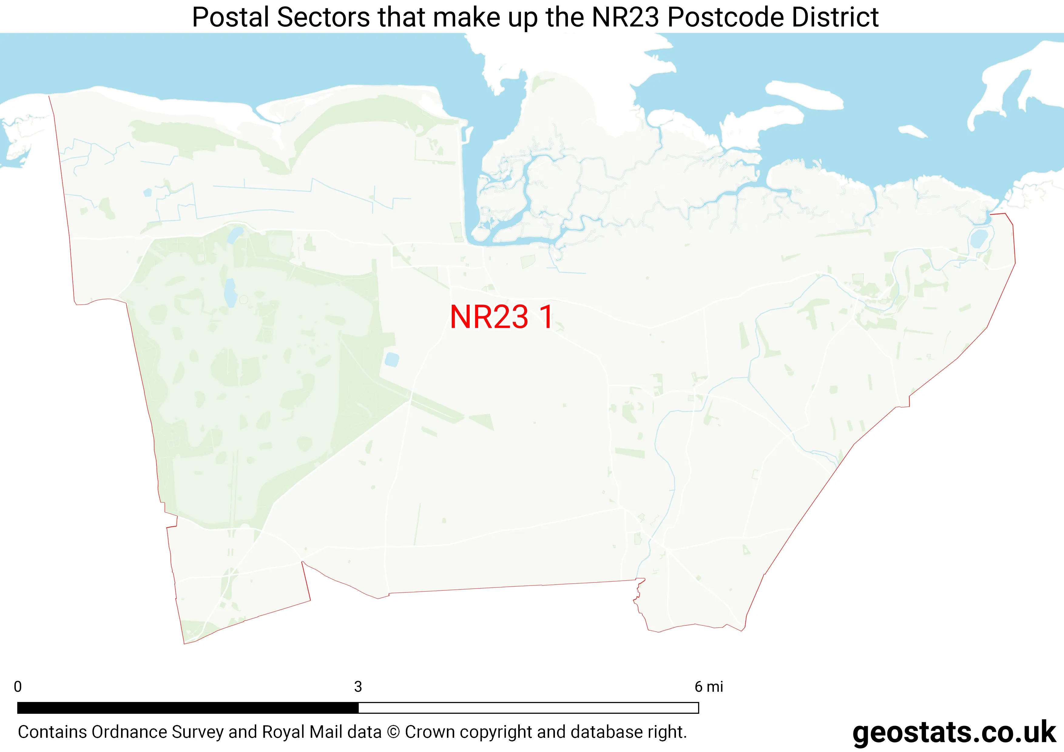 Map of the NR23  District