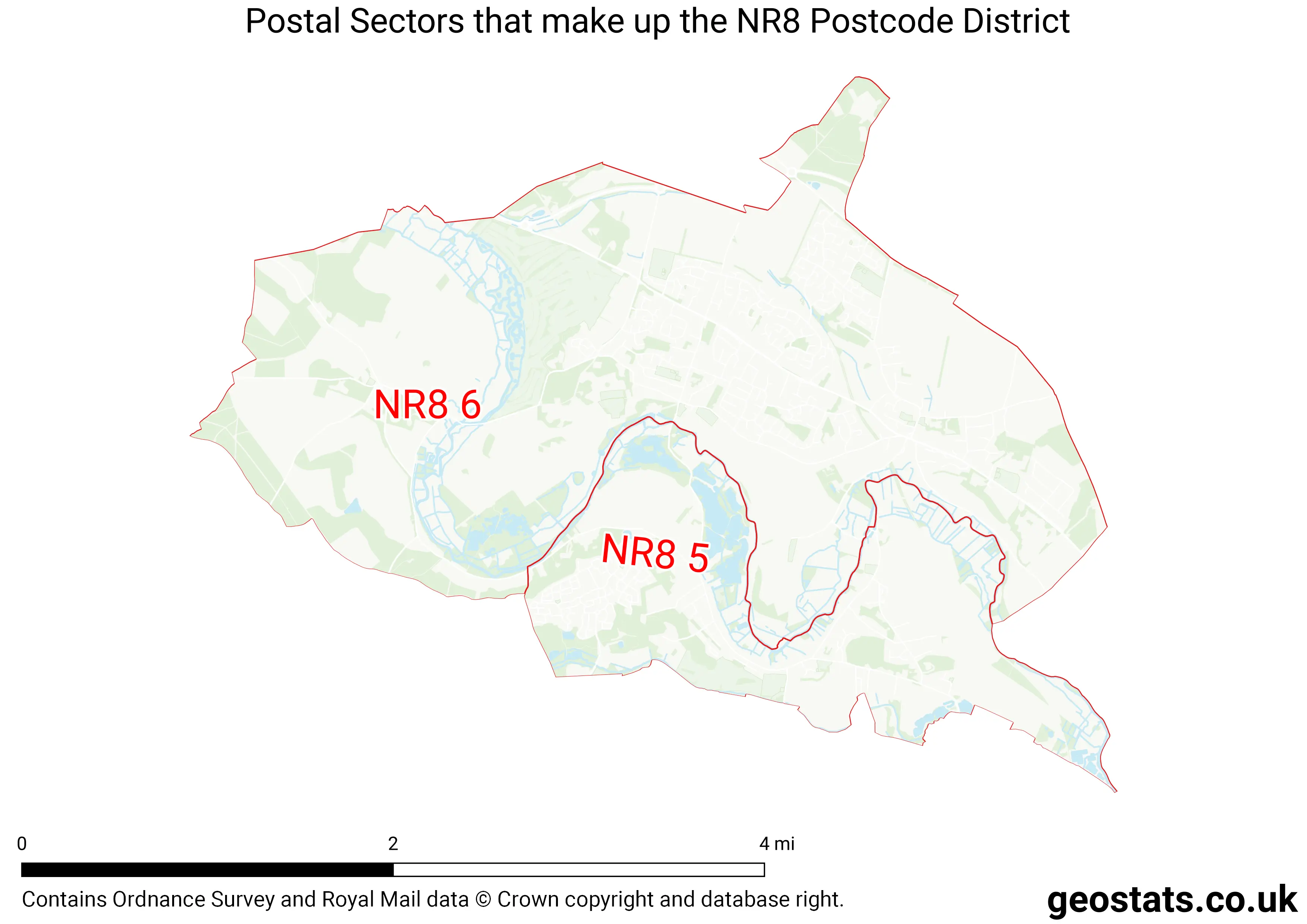 Map of the NR8  District