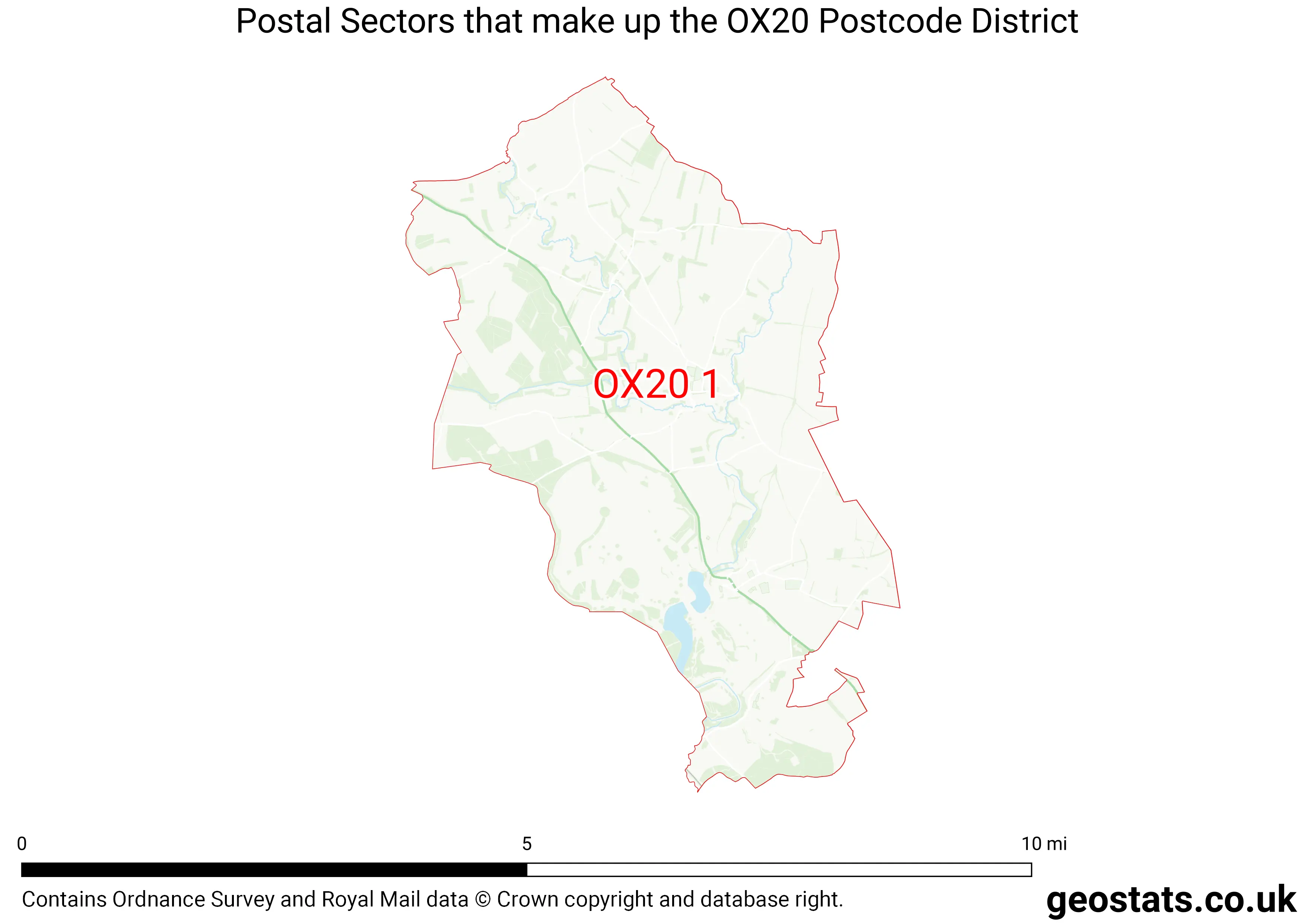 Map of the OX20  District