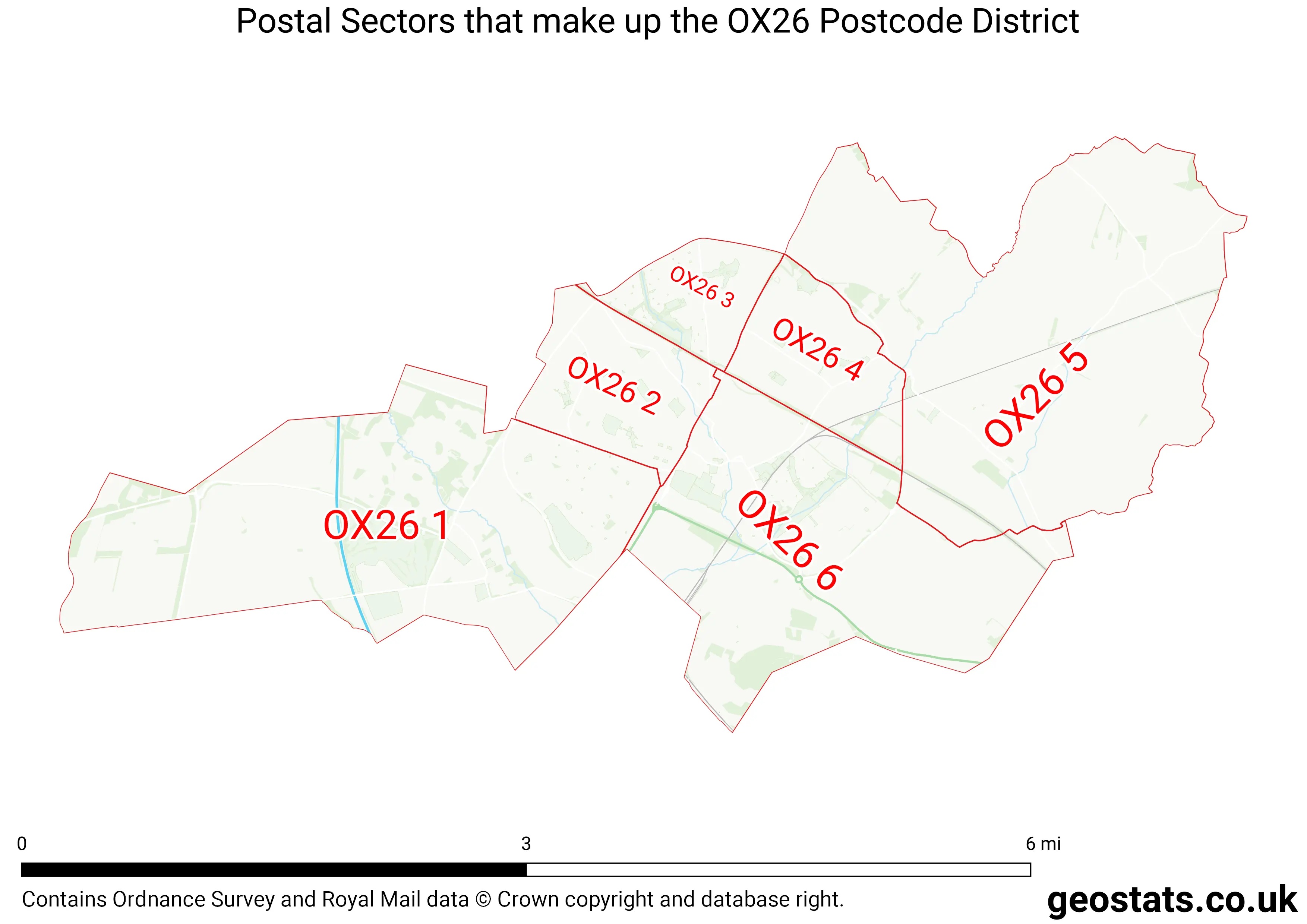 Map of the OX26  District