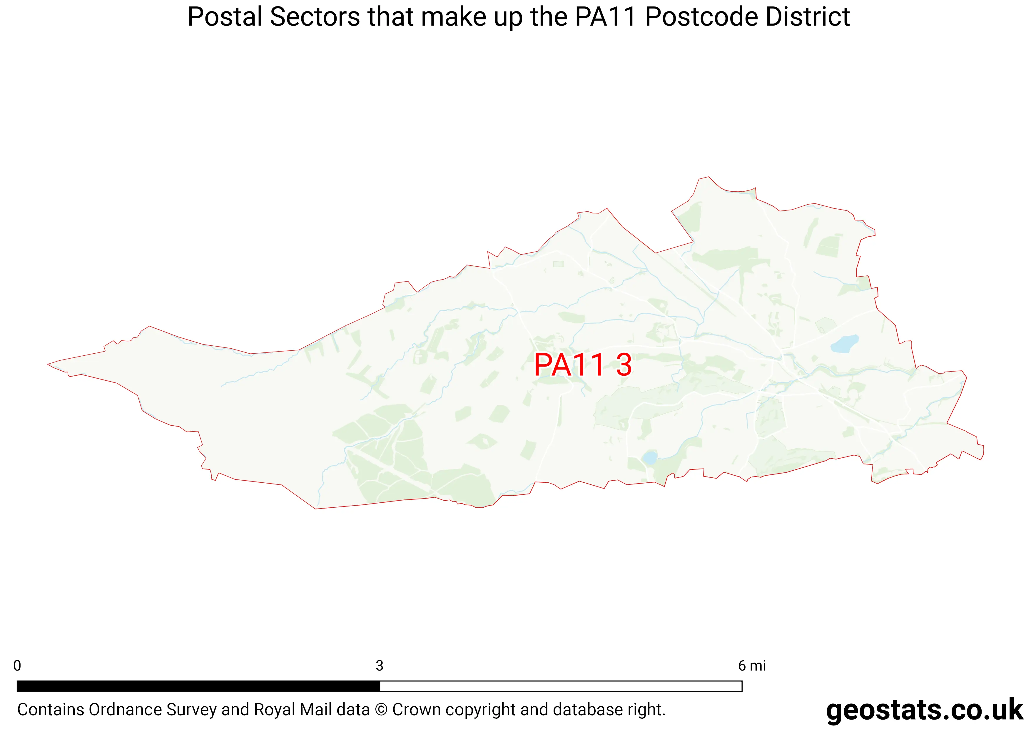 Map of the PA11  District