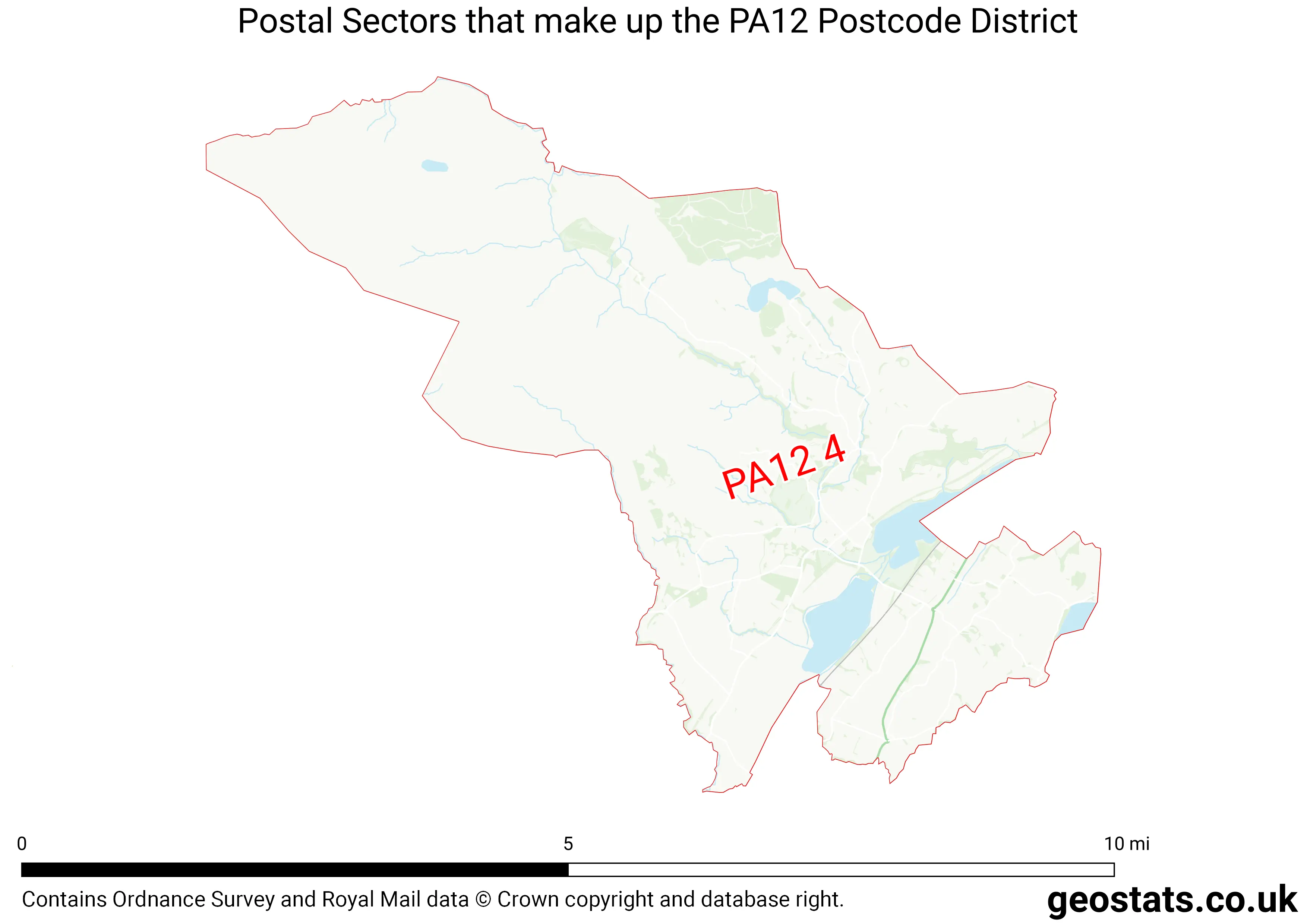 Map of the PA12  District
