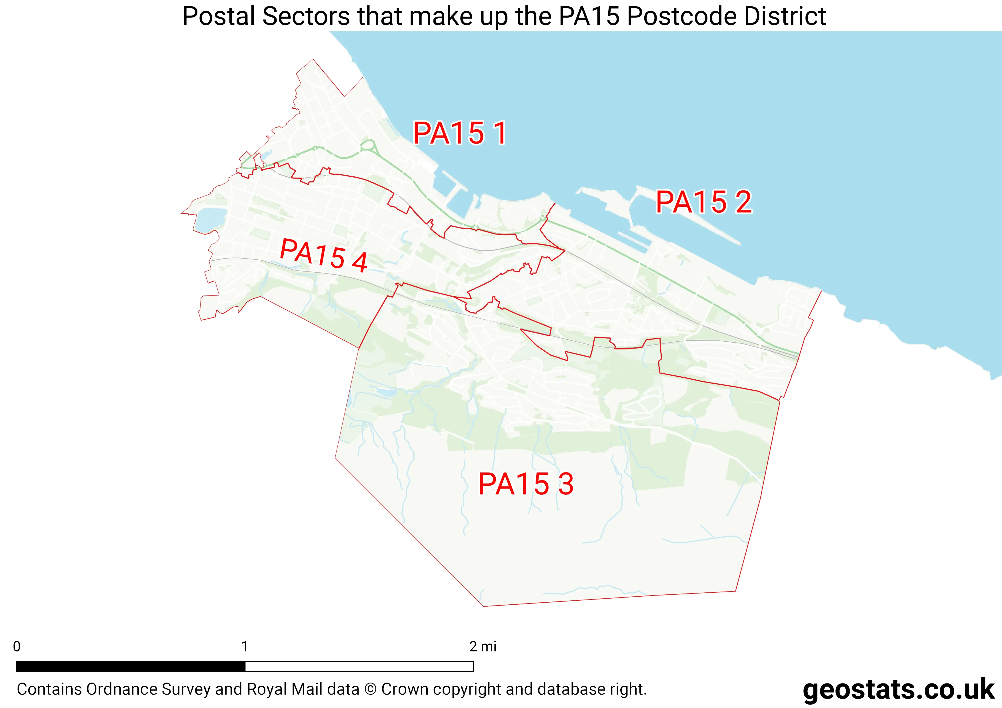 Map of the PA15  District