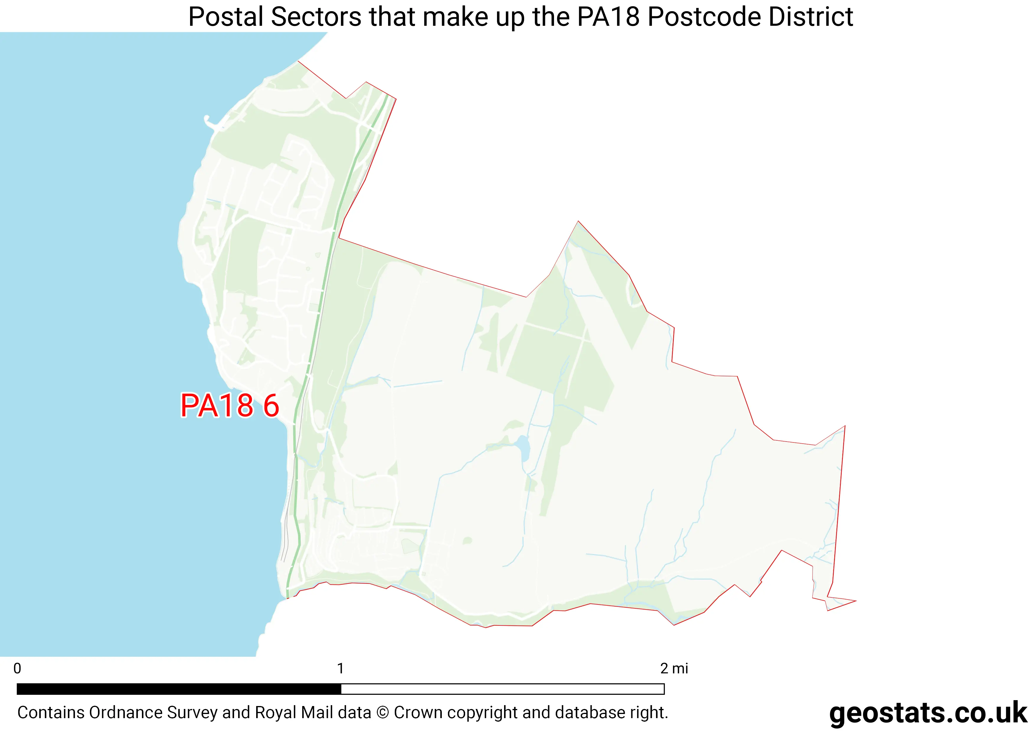 Map of the PA18  District