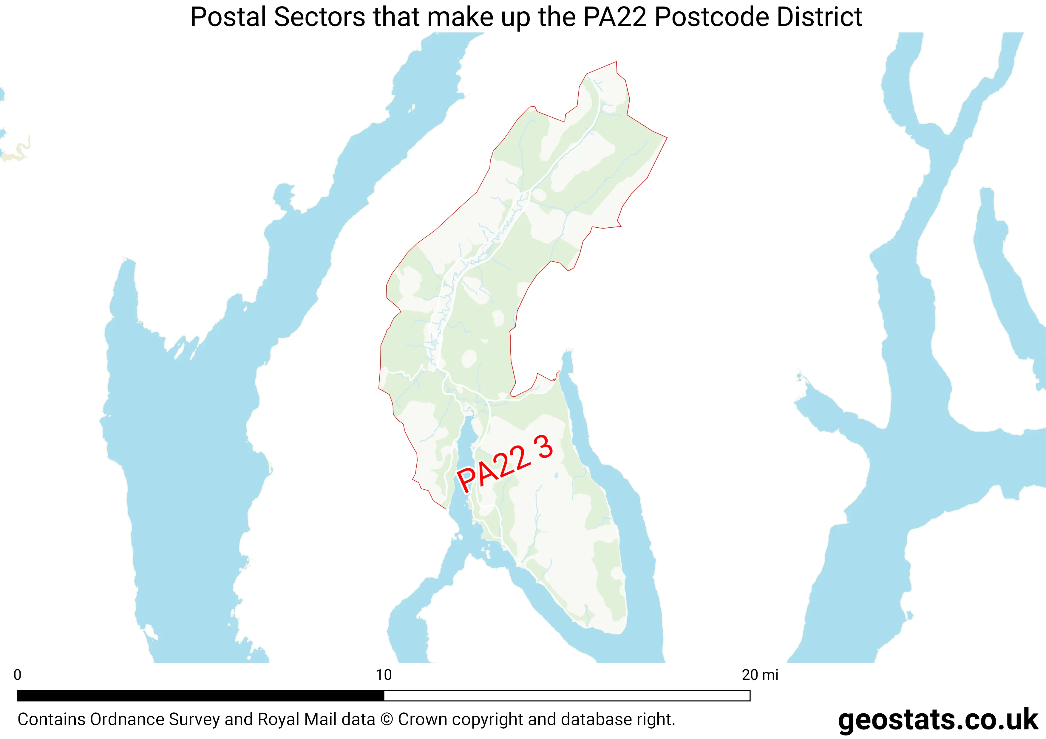 Map of the PA22  District