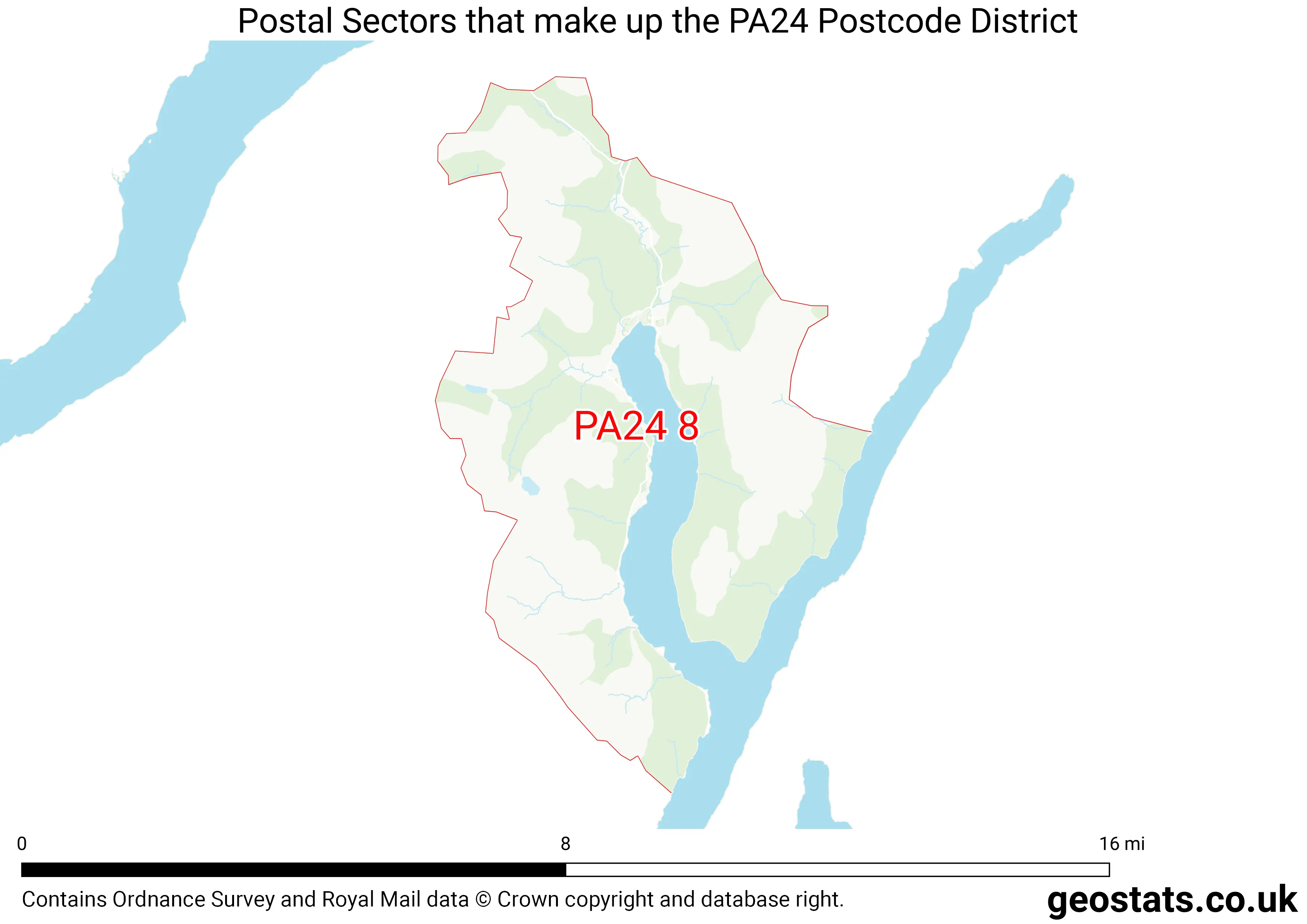 Map of the PA24  District