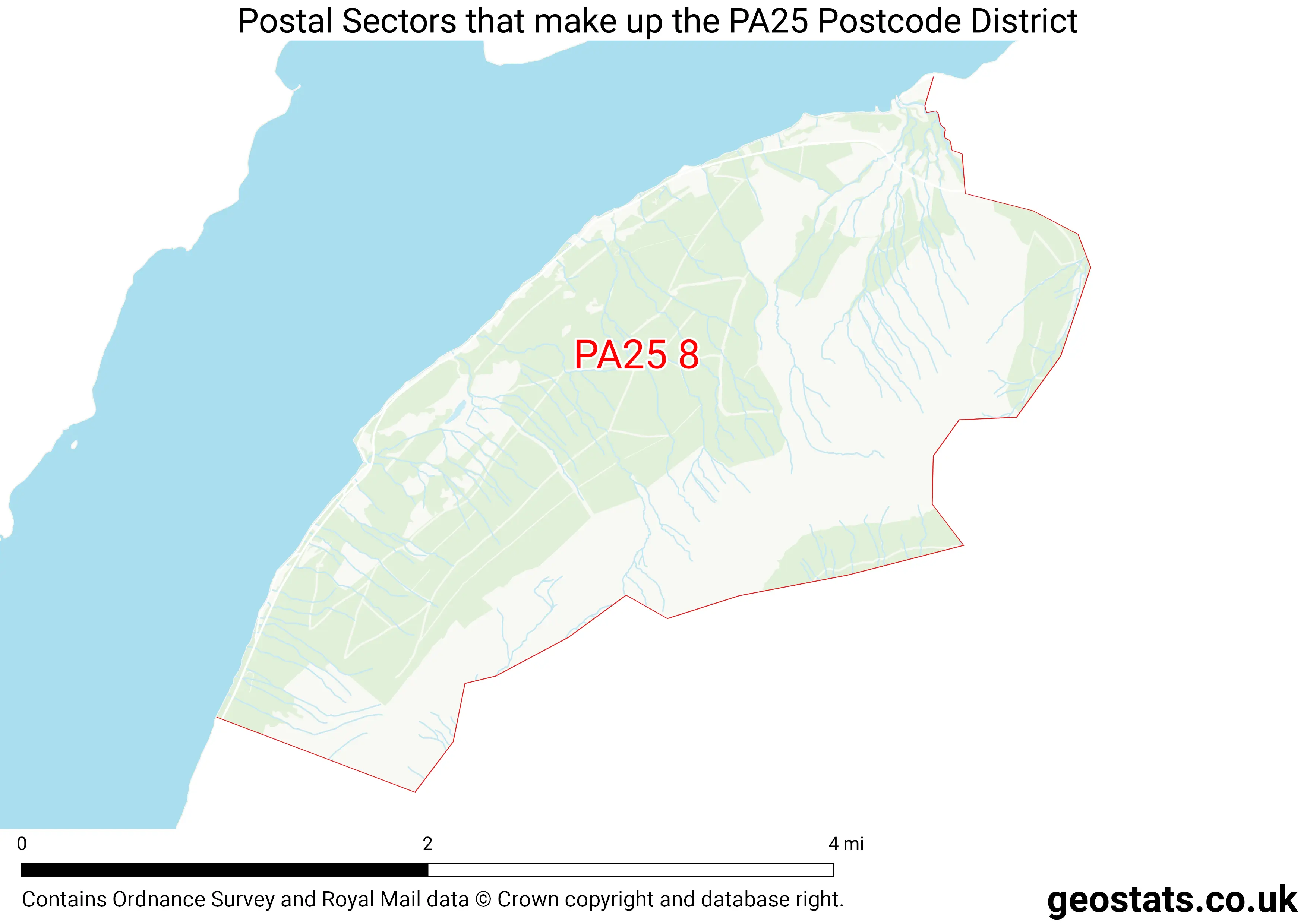Map of the PA25  District