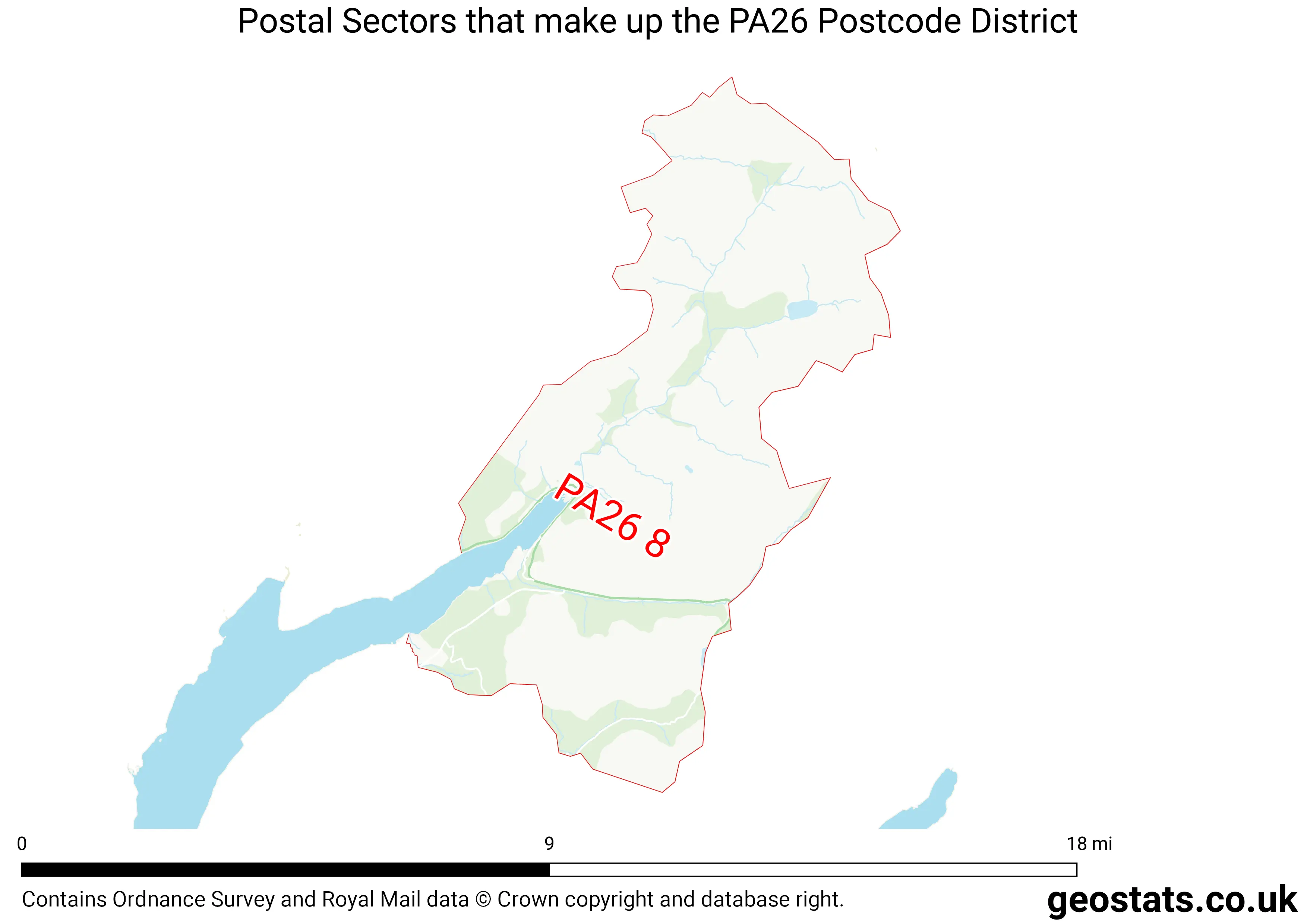Map of the PA26  District