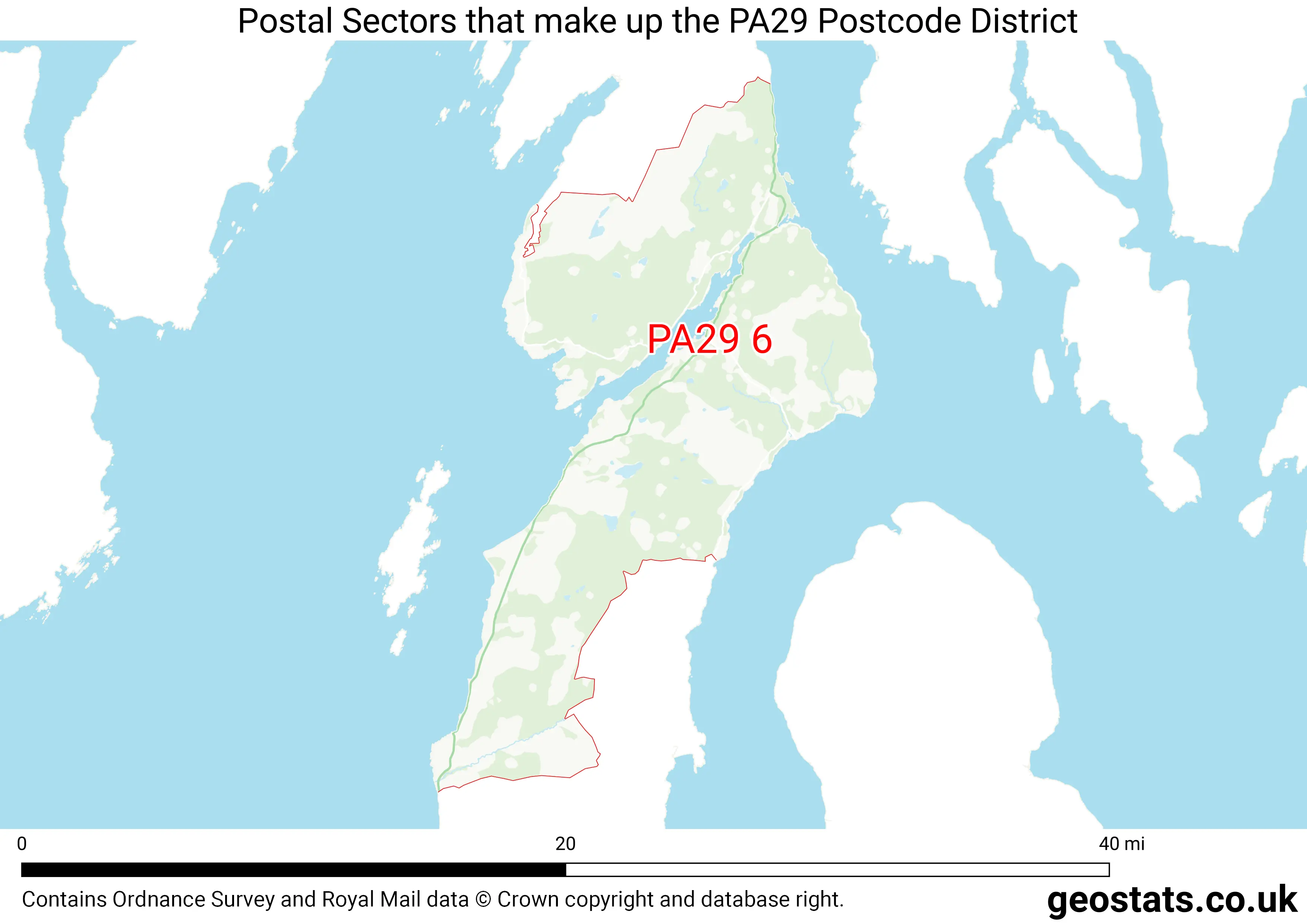 Map of the PA29  District
