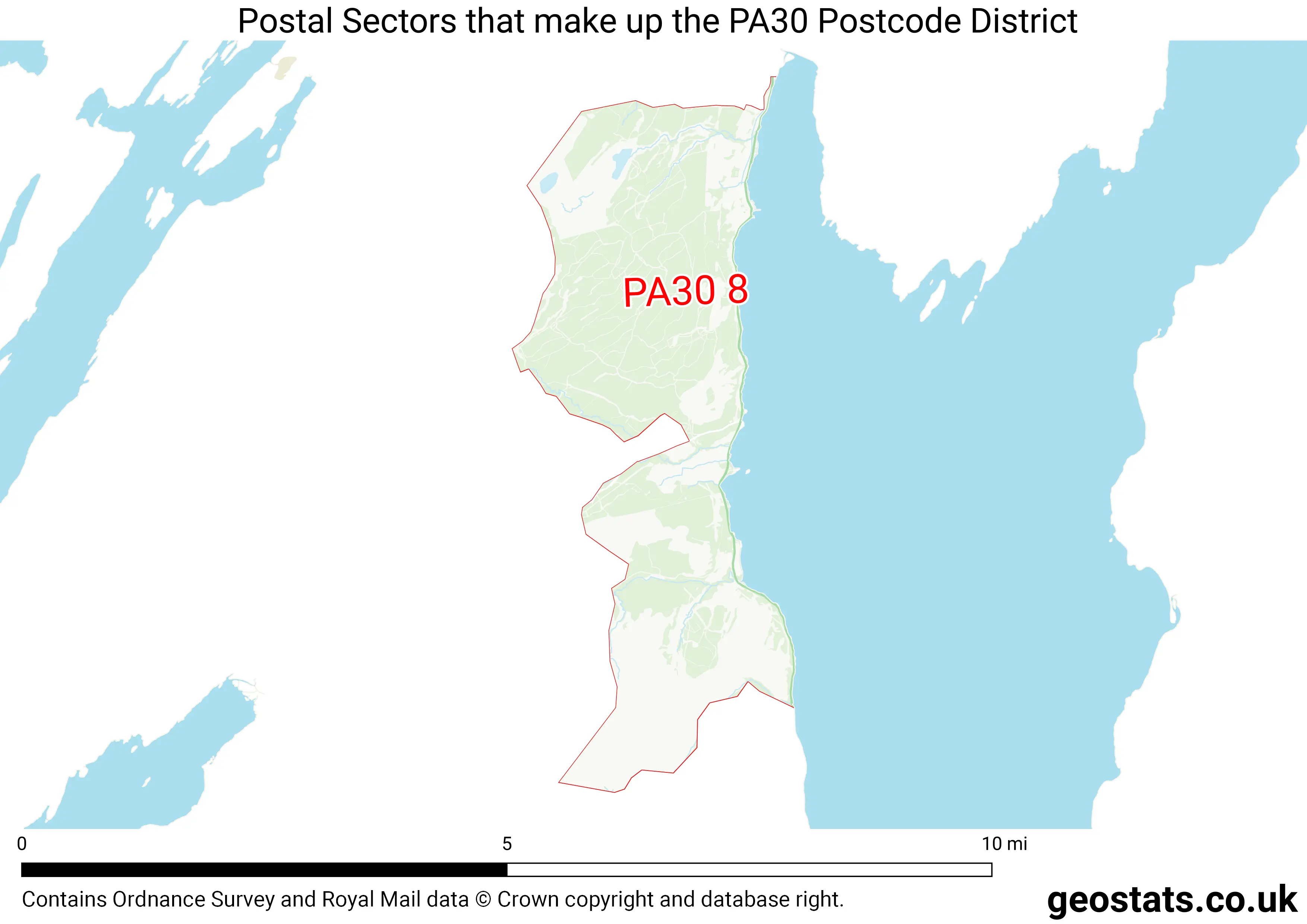 Map of the PA30  District