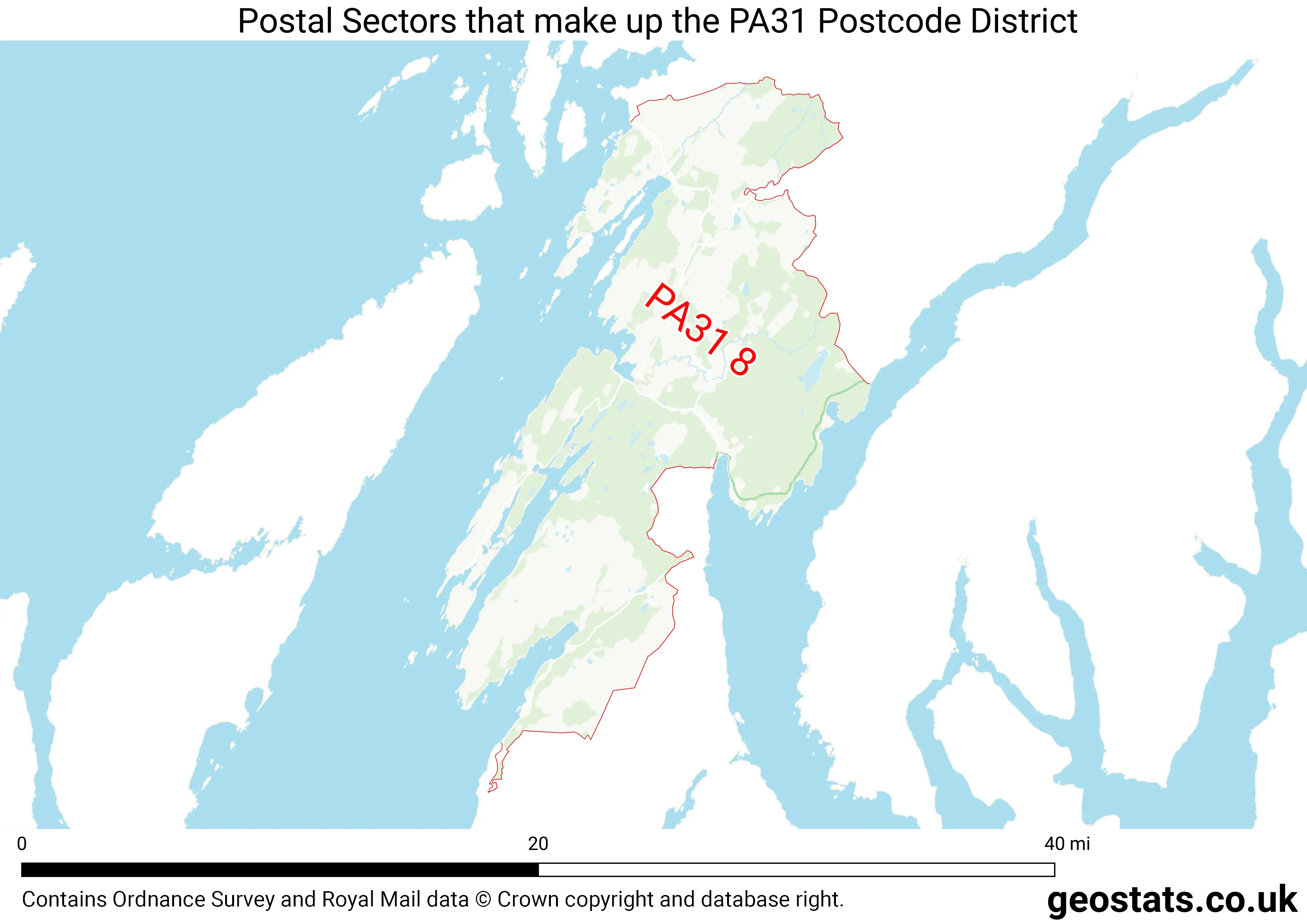 Map of the PA31  District
