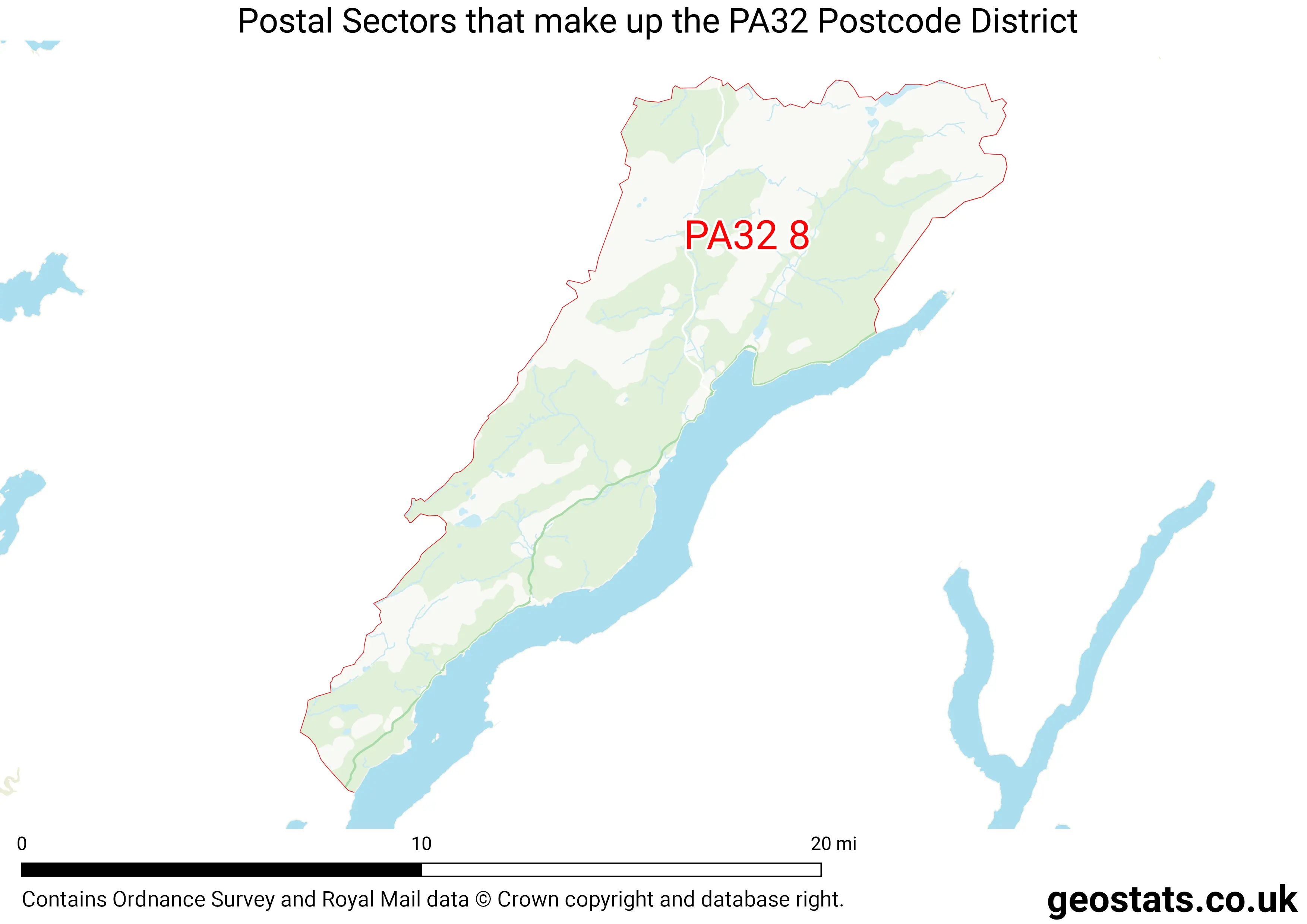 Map of the PA32  District