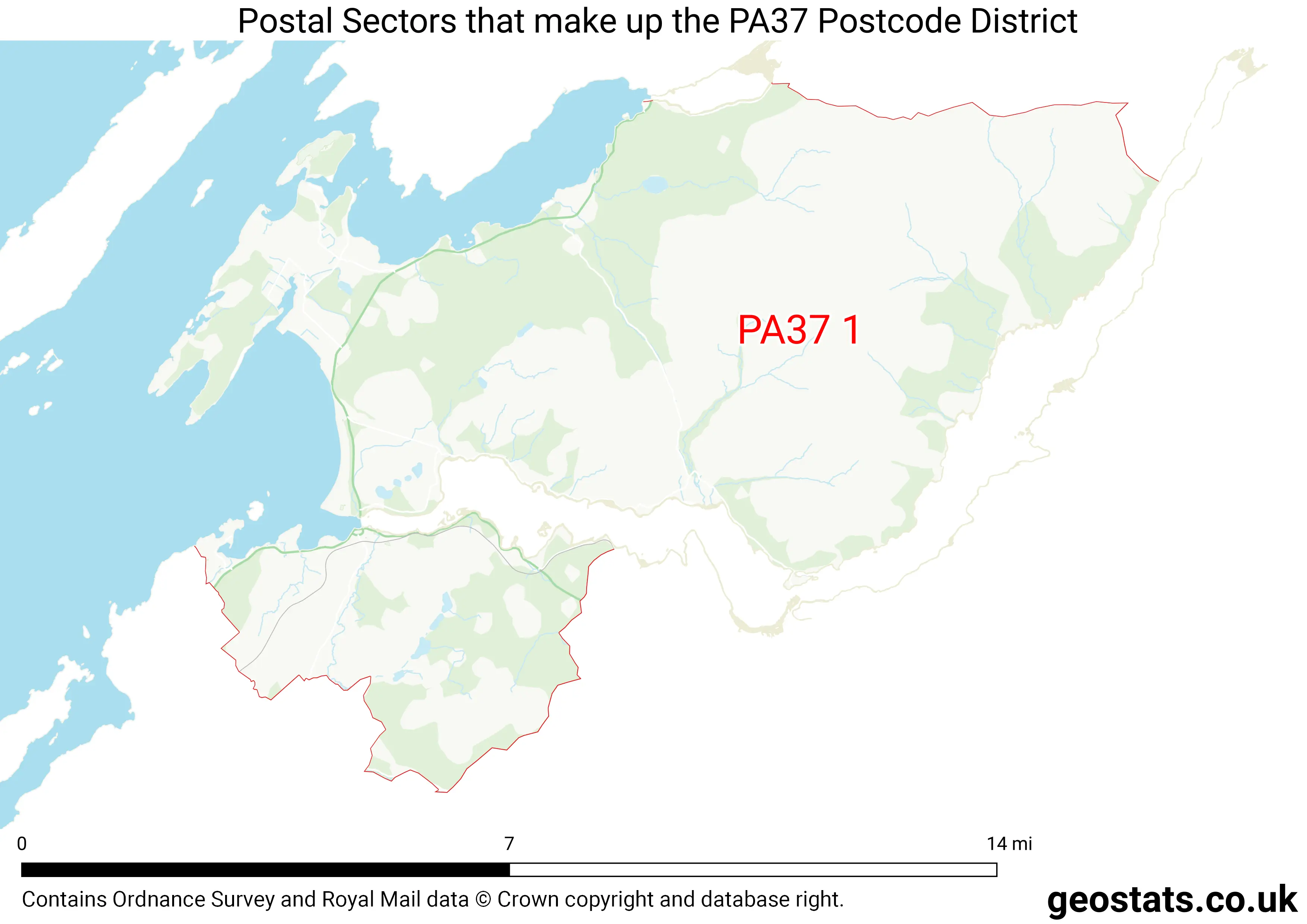 Map of the PA37  District