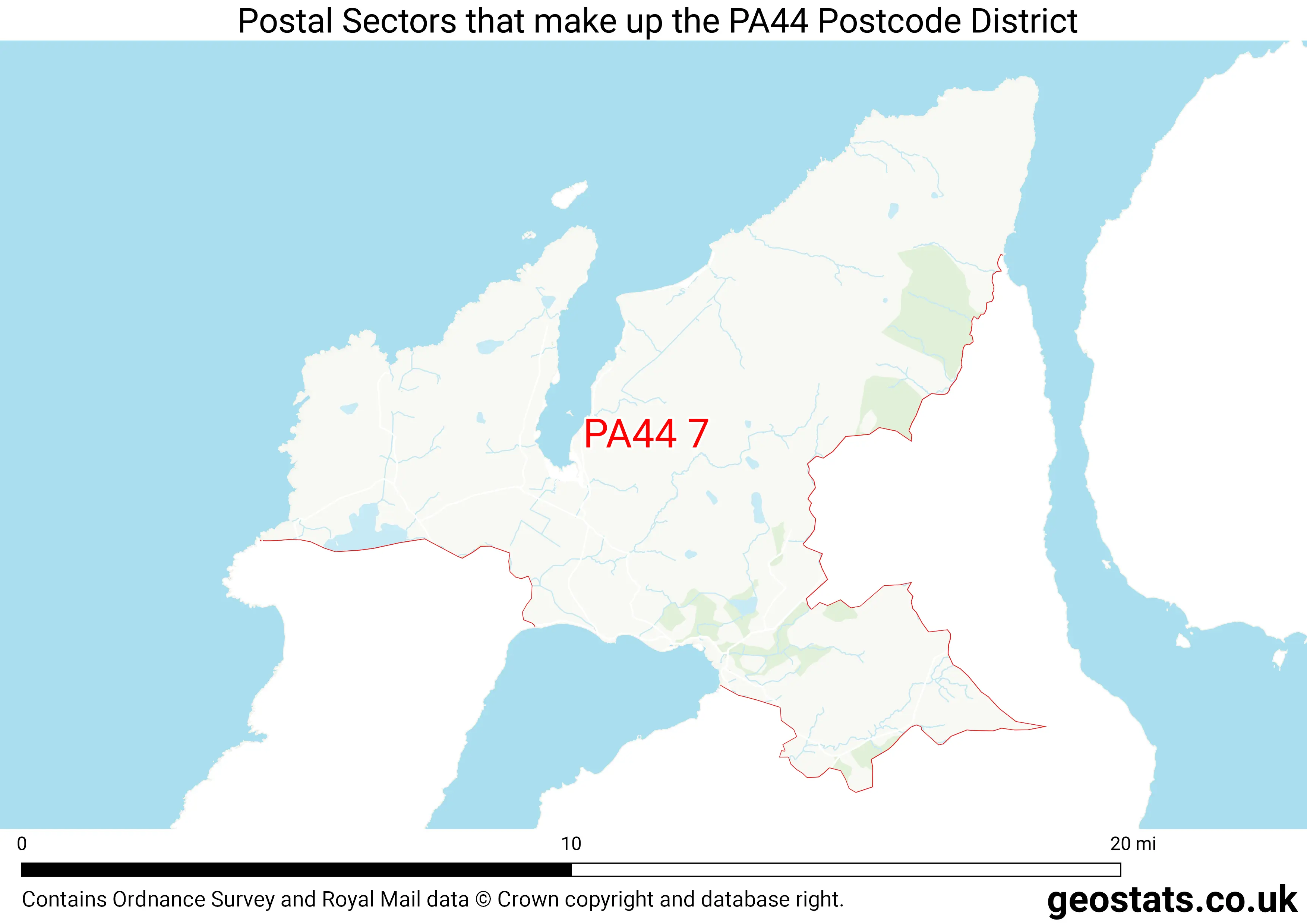 Map of the PA44  District