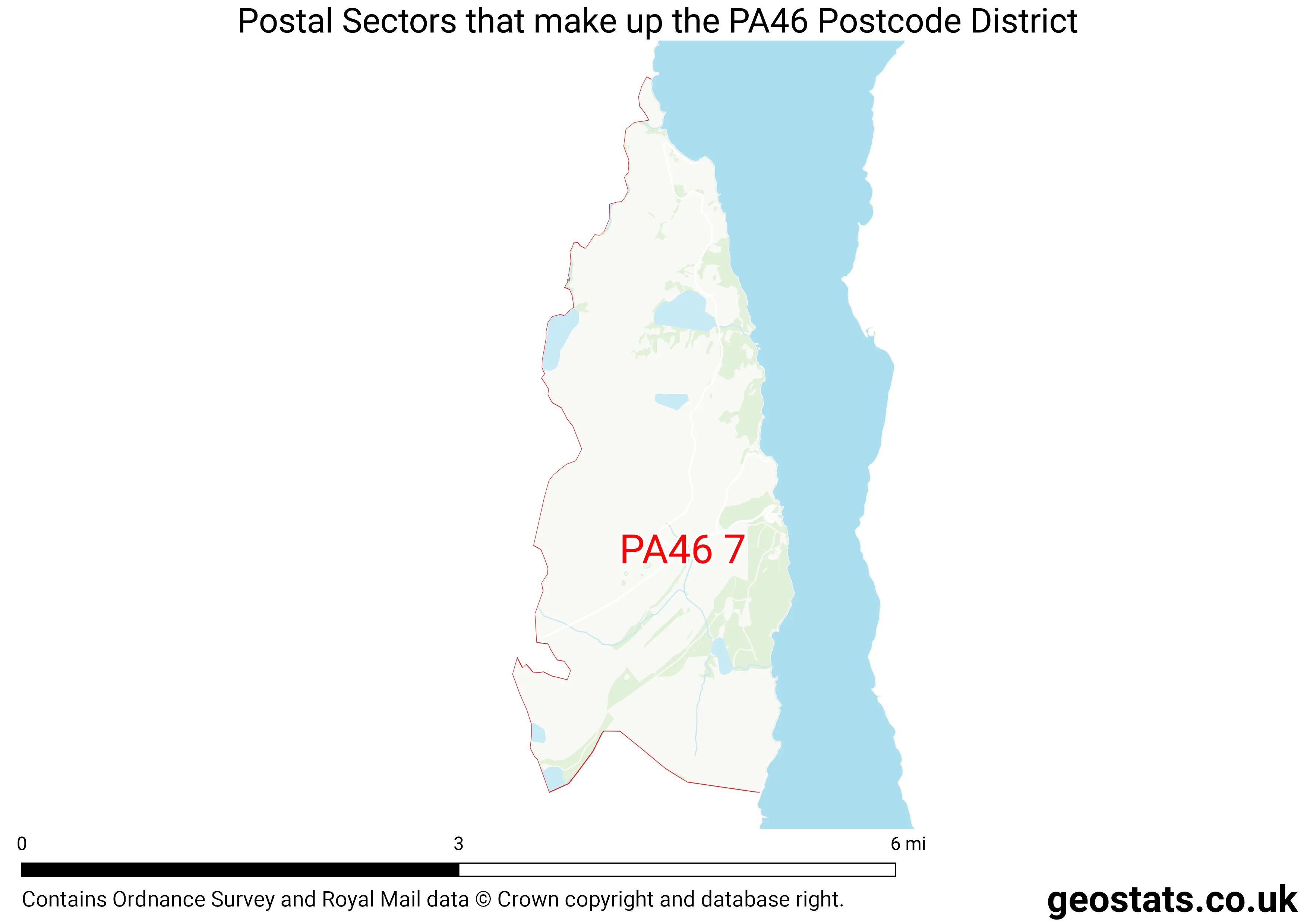 Map of the PA46  District