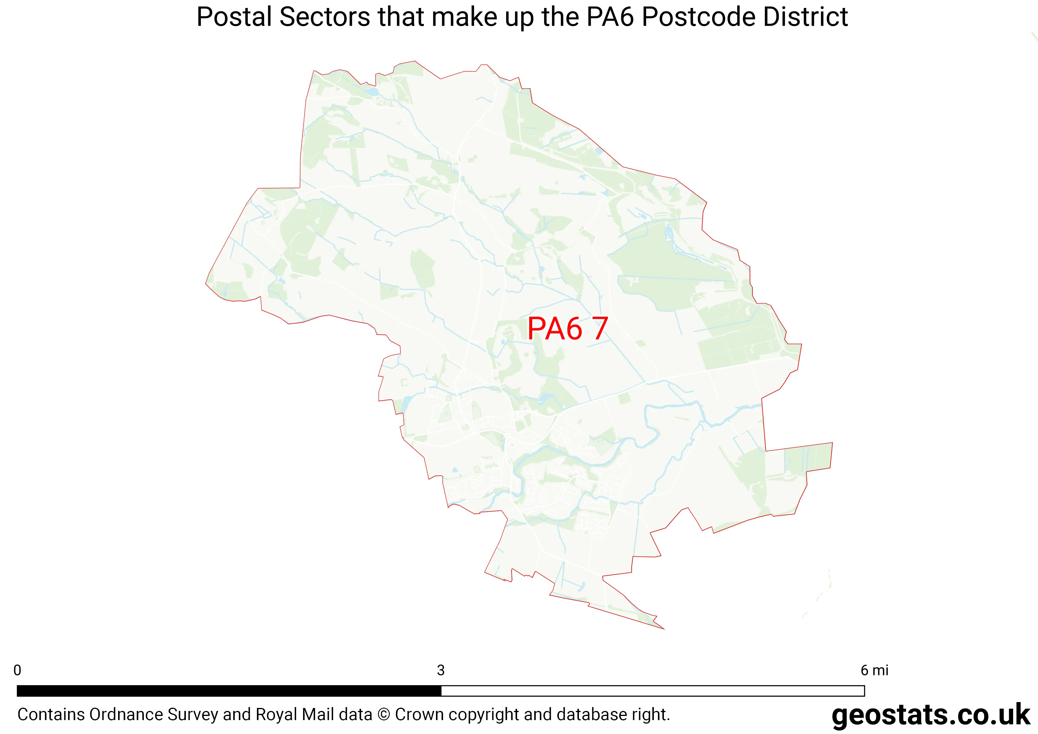 Map of the PA6  District