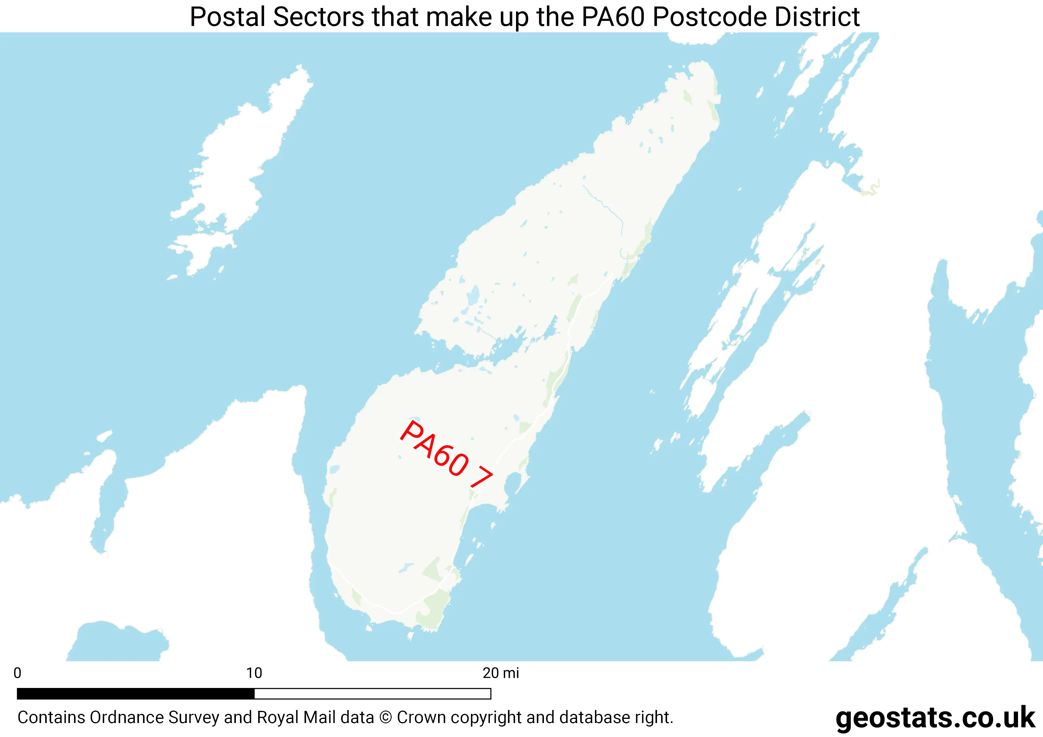 Map of the PA60  District