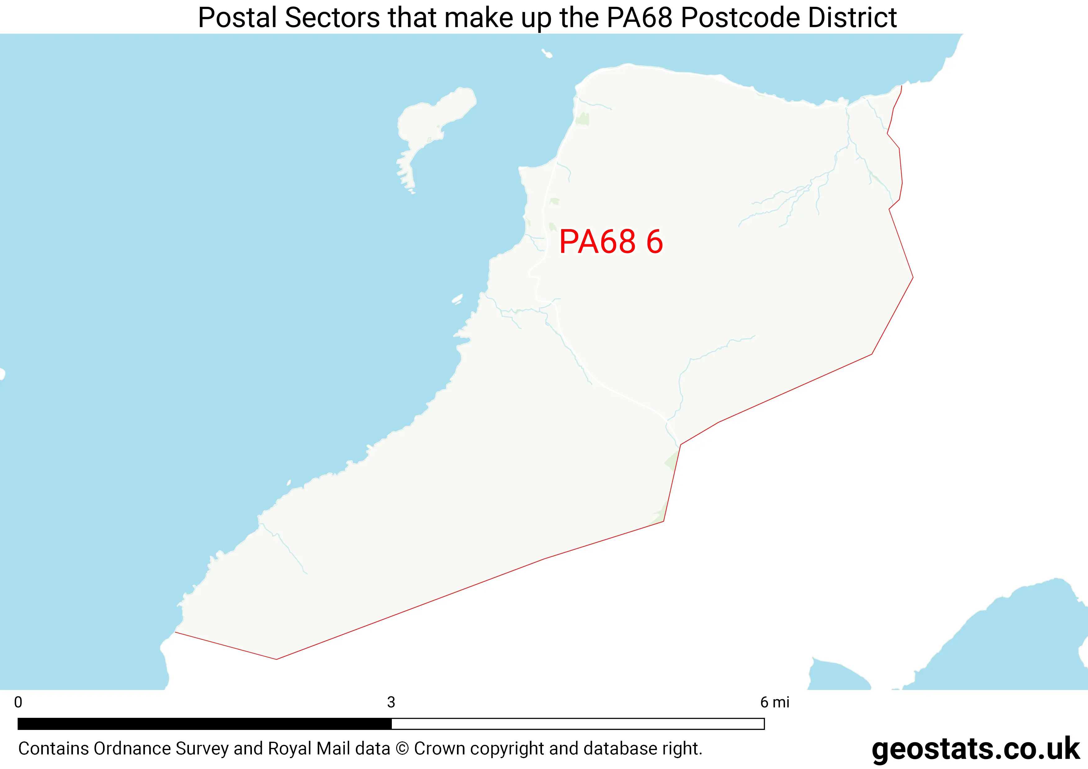 Map of the PA68  District