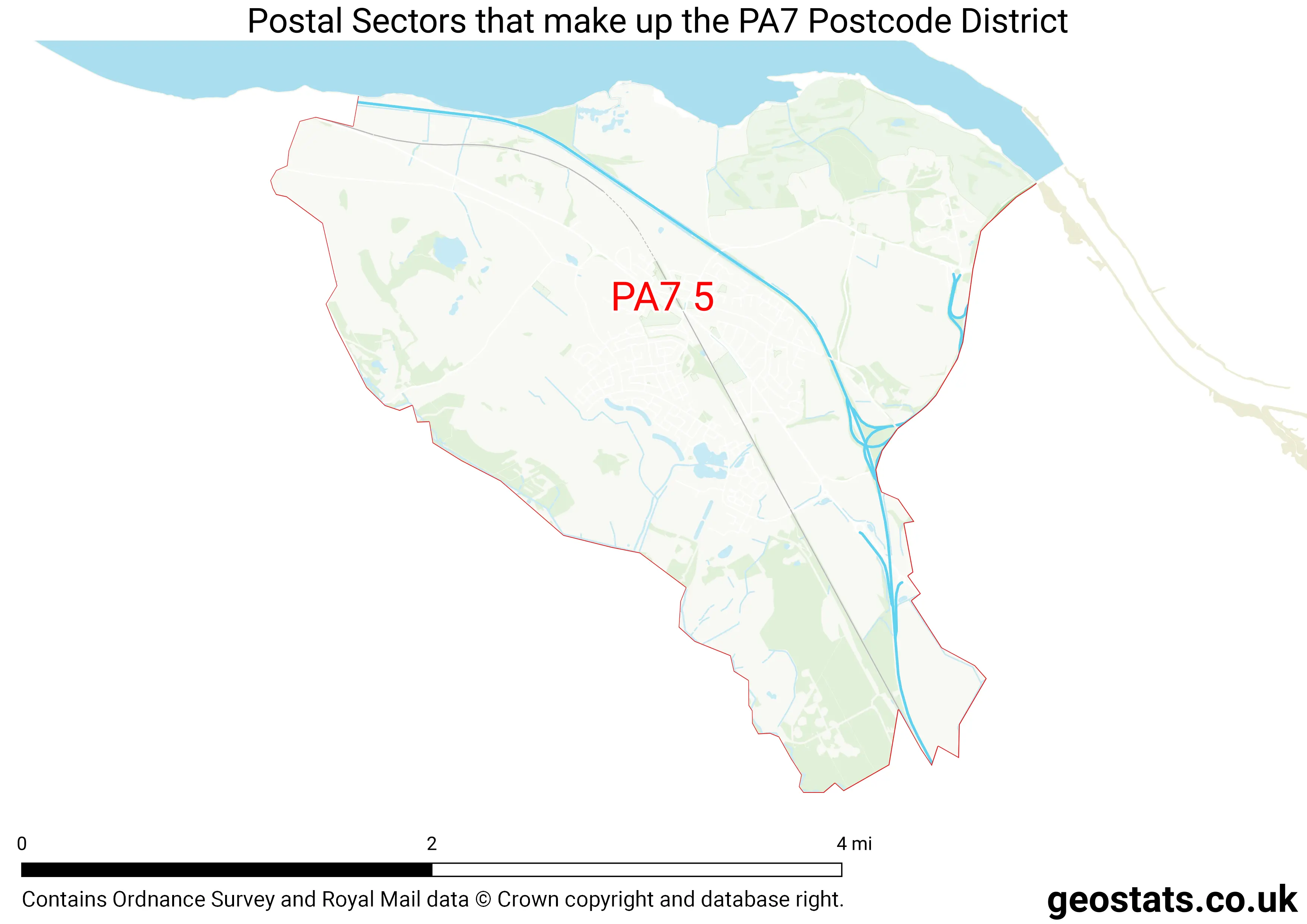 Map of the PA7  District