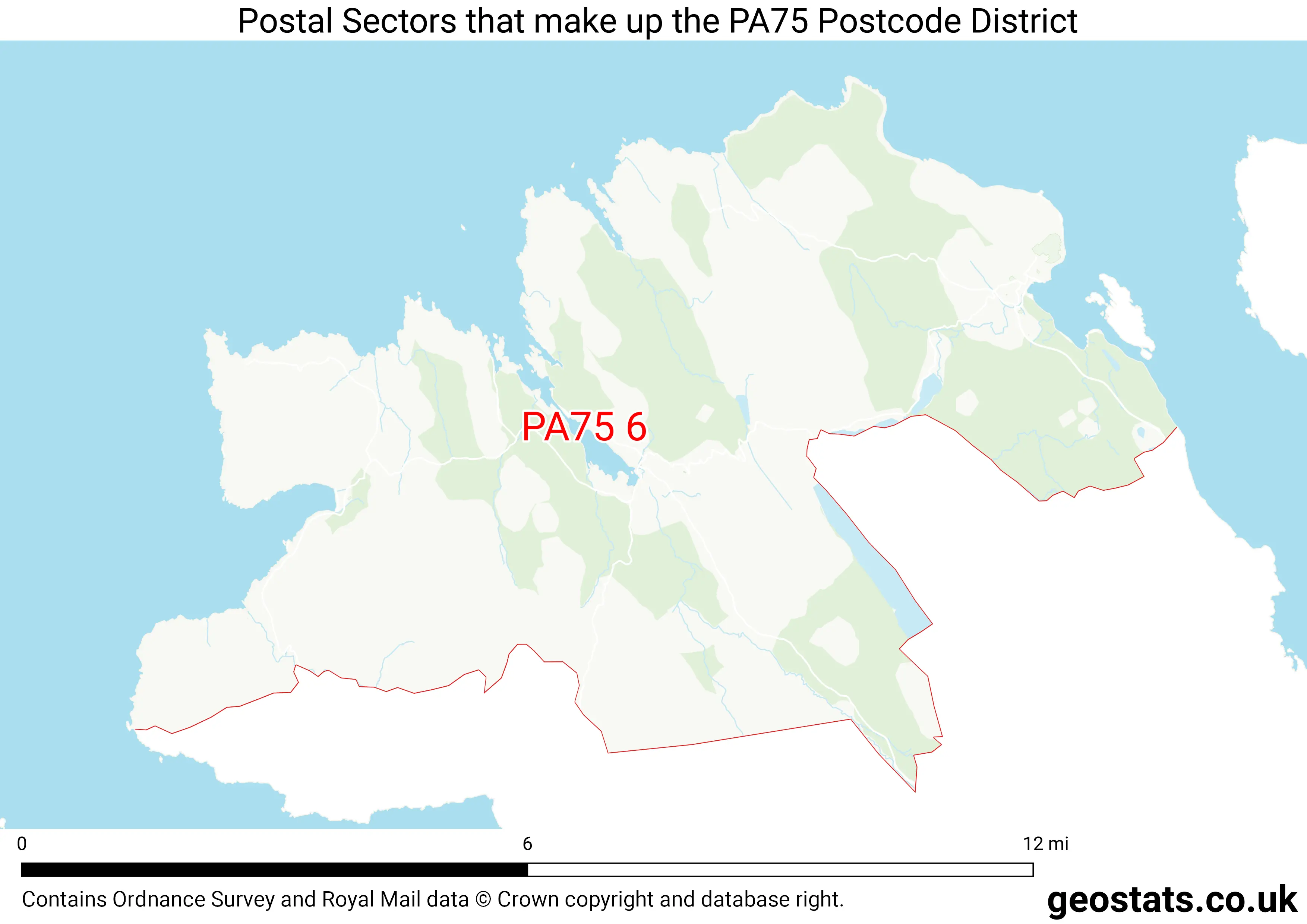 Map of the PA75  District
