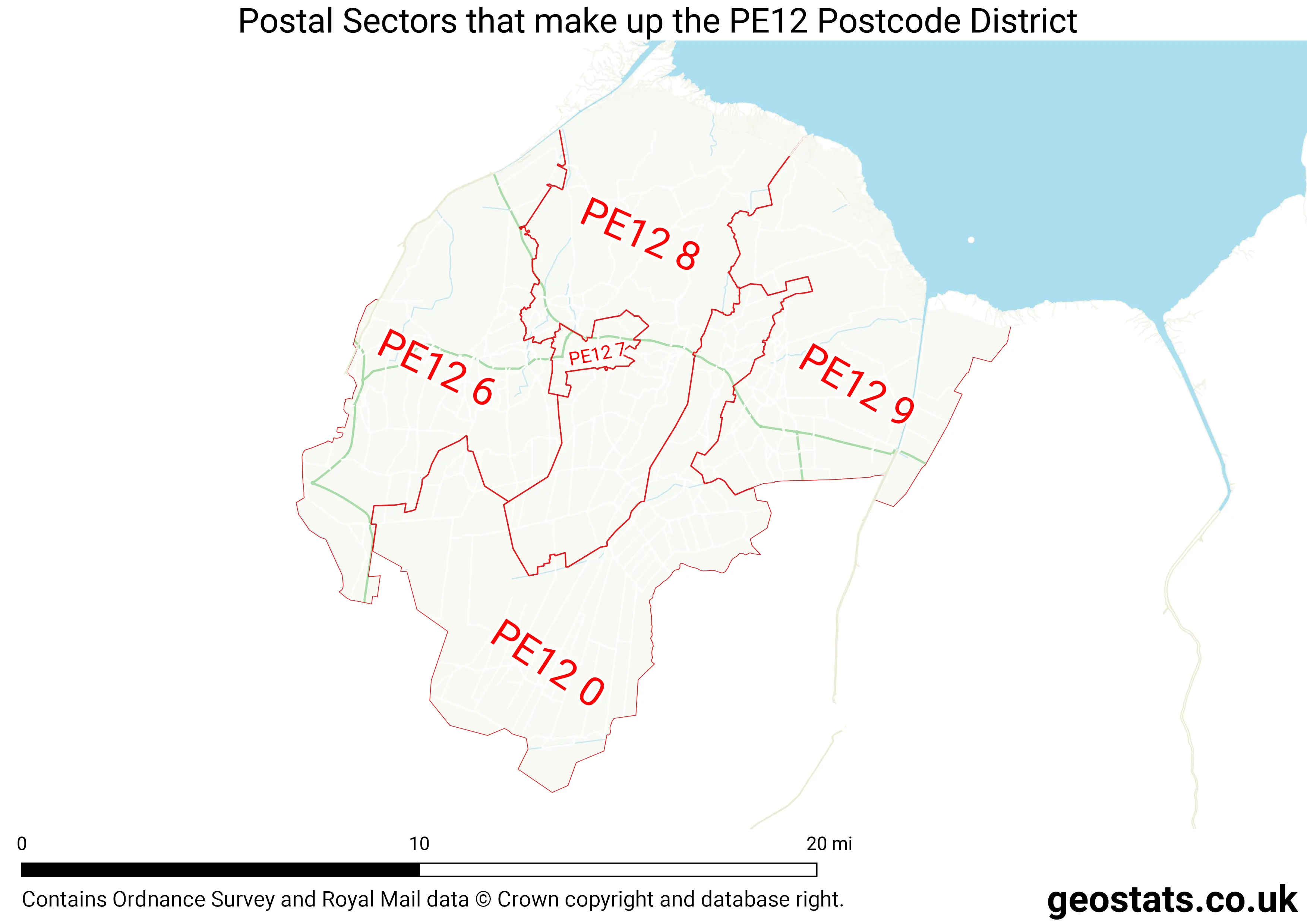 Map of the PE12  District