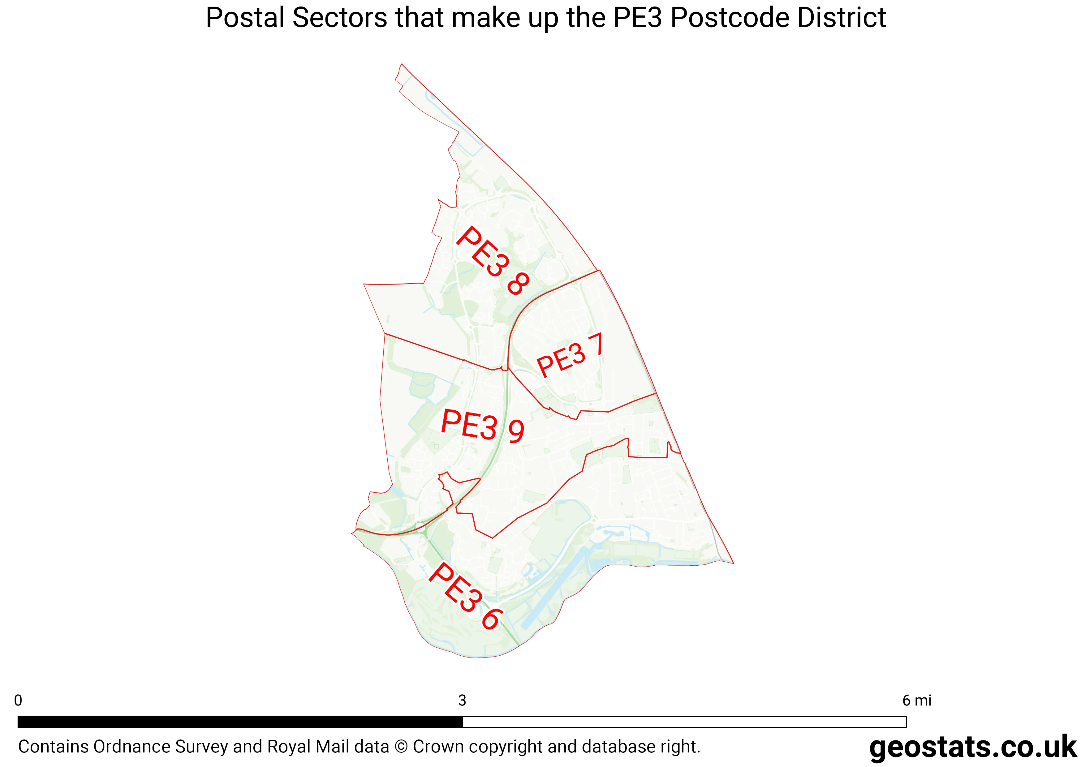 Map of the PE3  District