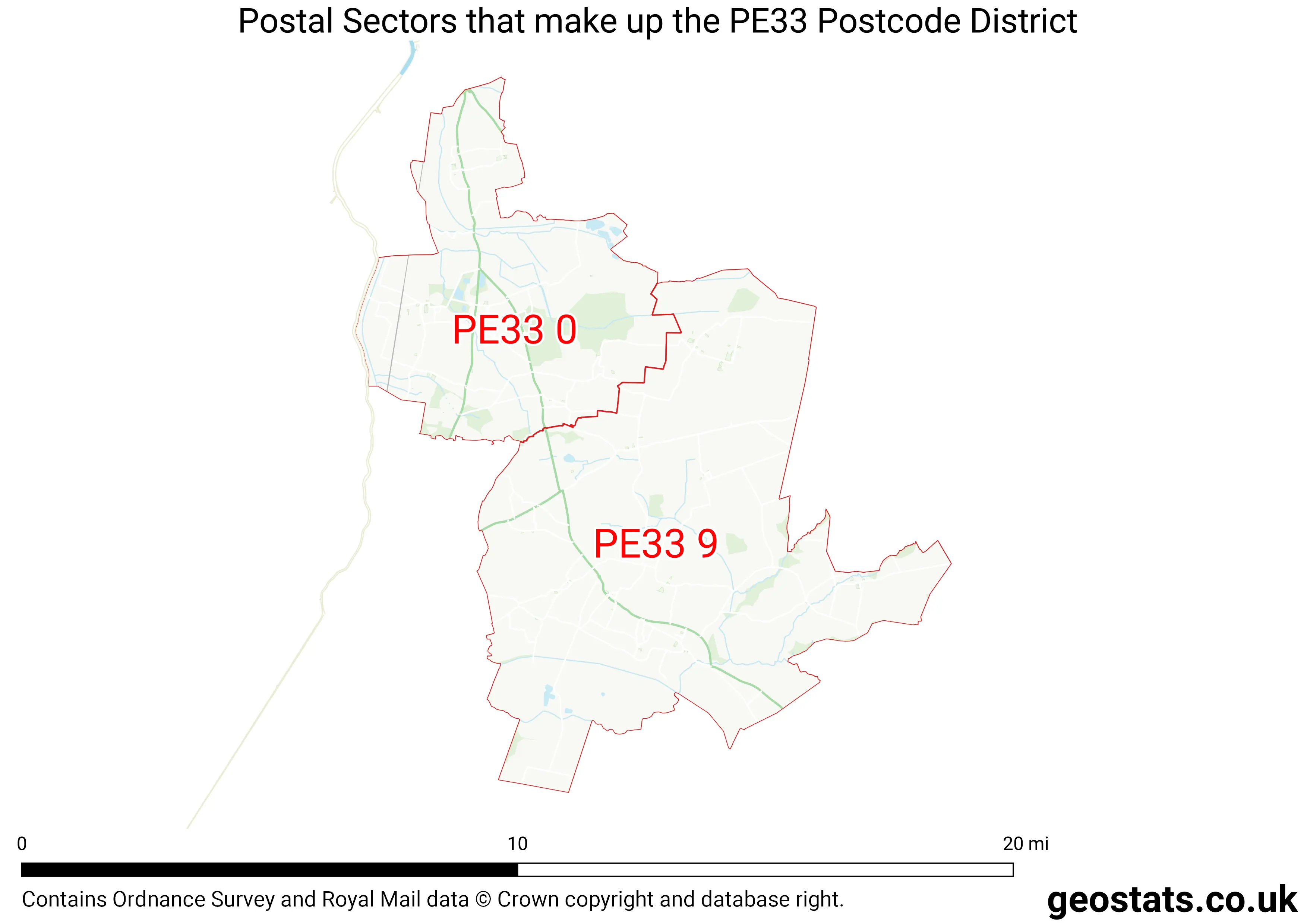 Map of the PE33  District