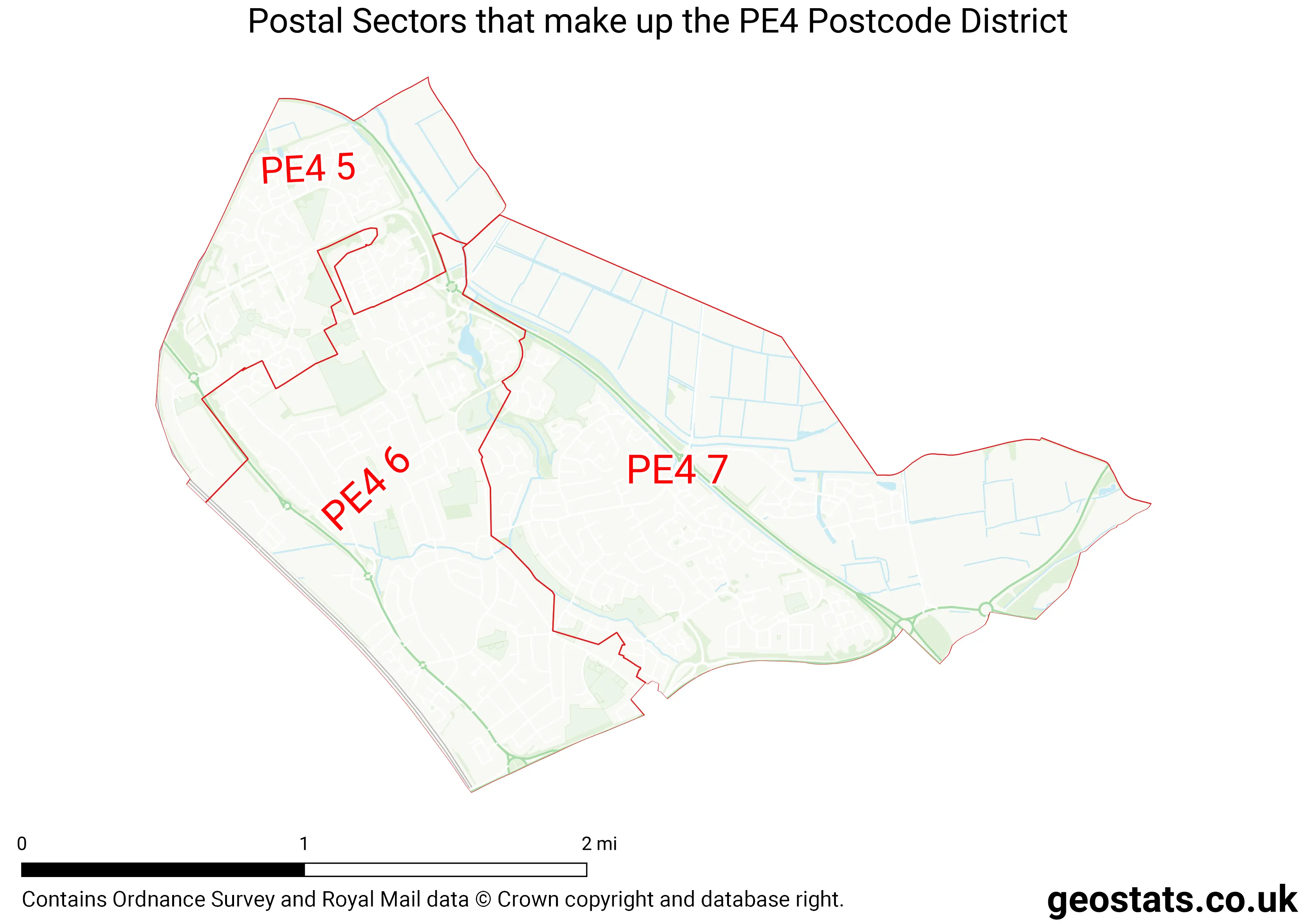 Map of the PE4  District