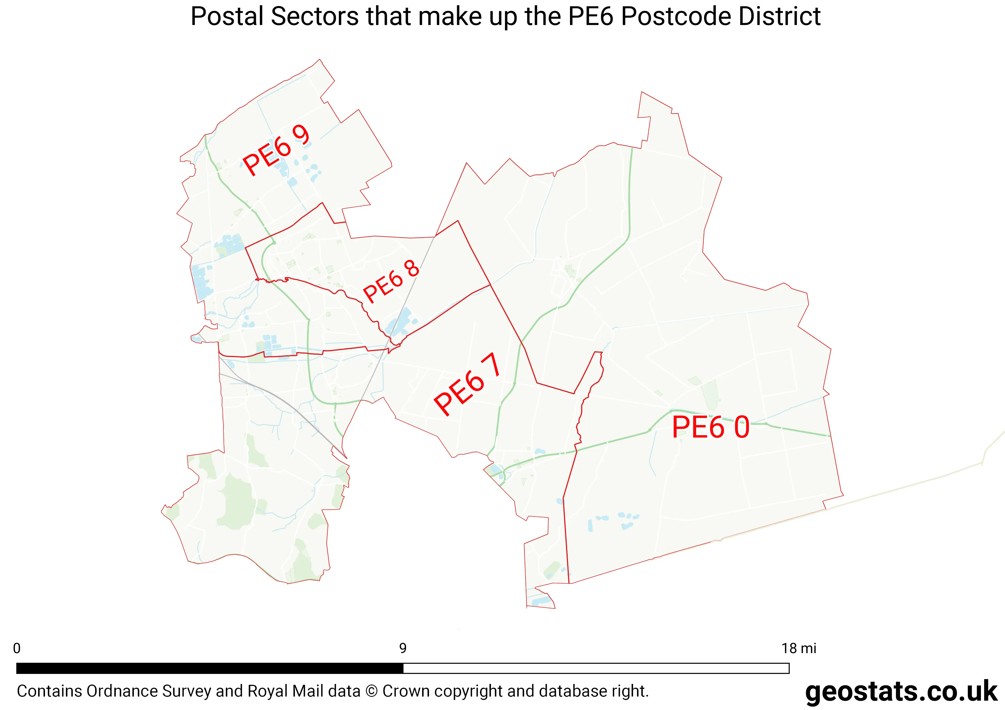 Map of the PE6  District