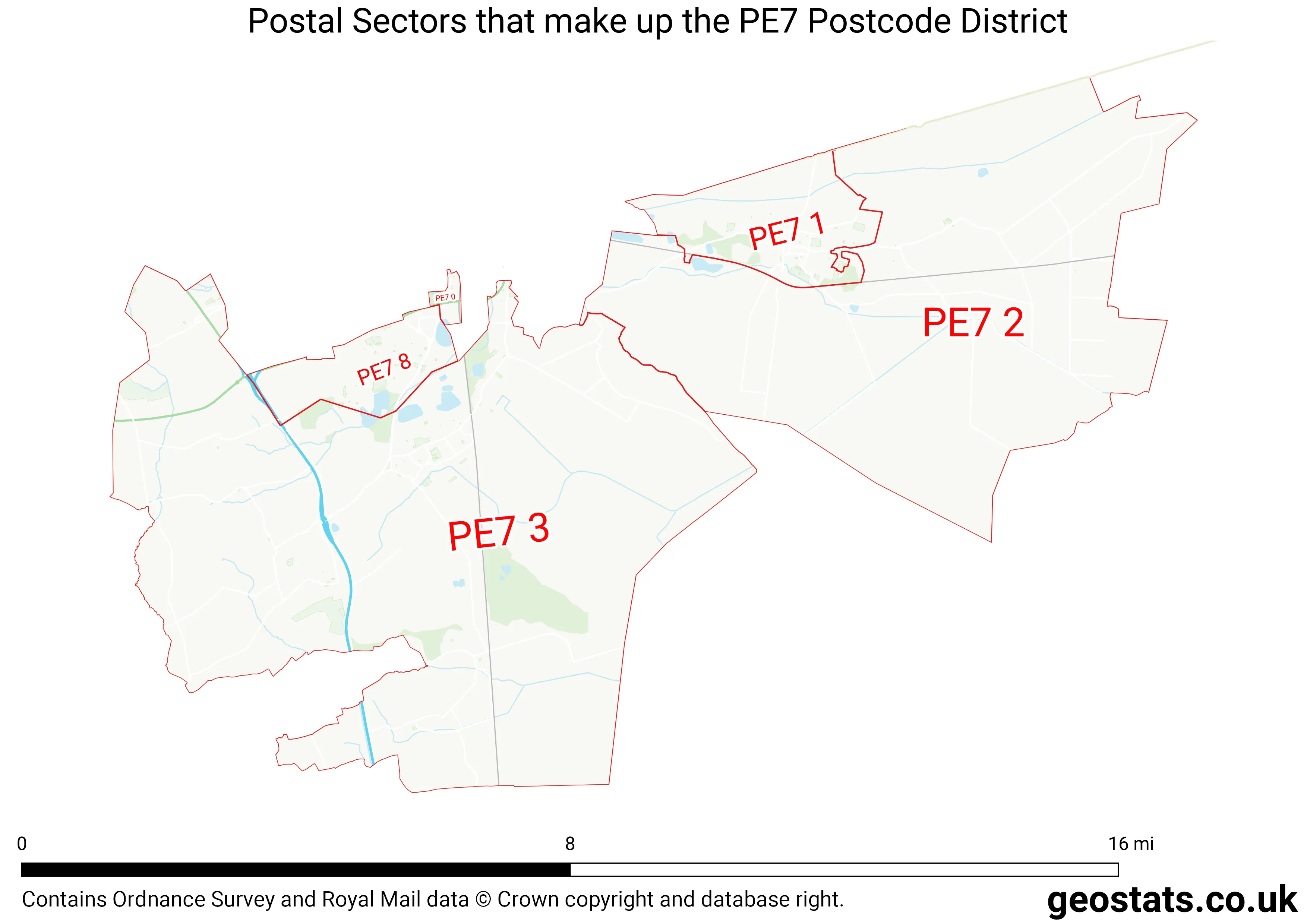 Map of the PE7  District