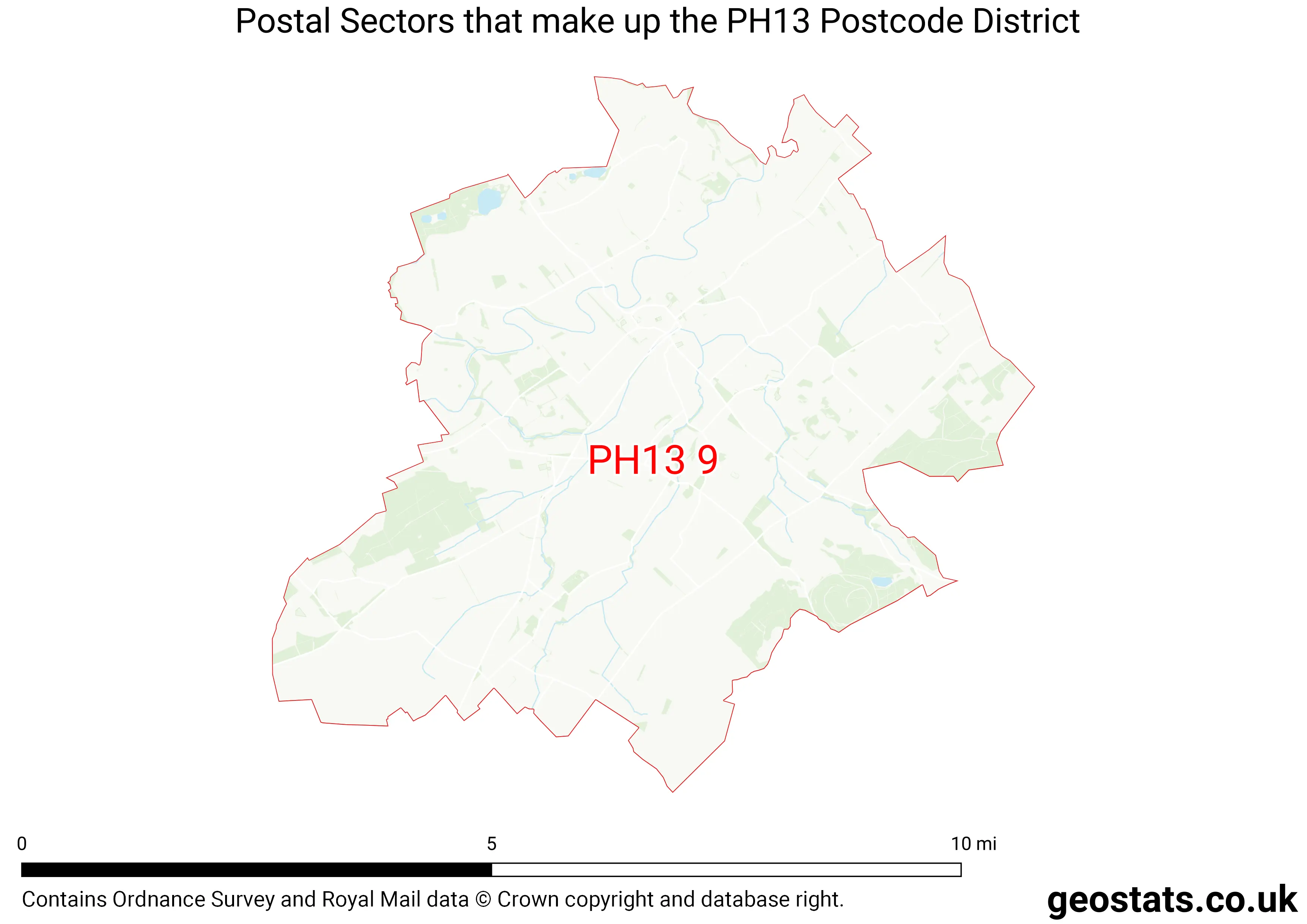 Map of the PH13  District