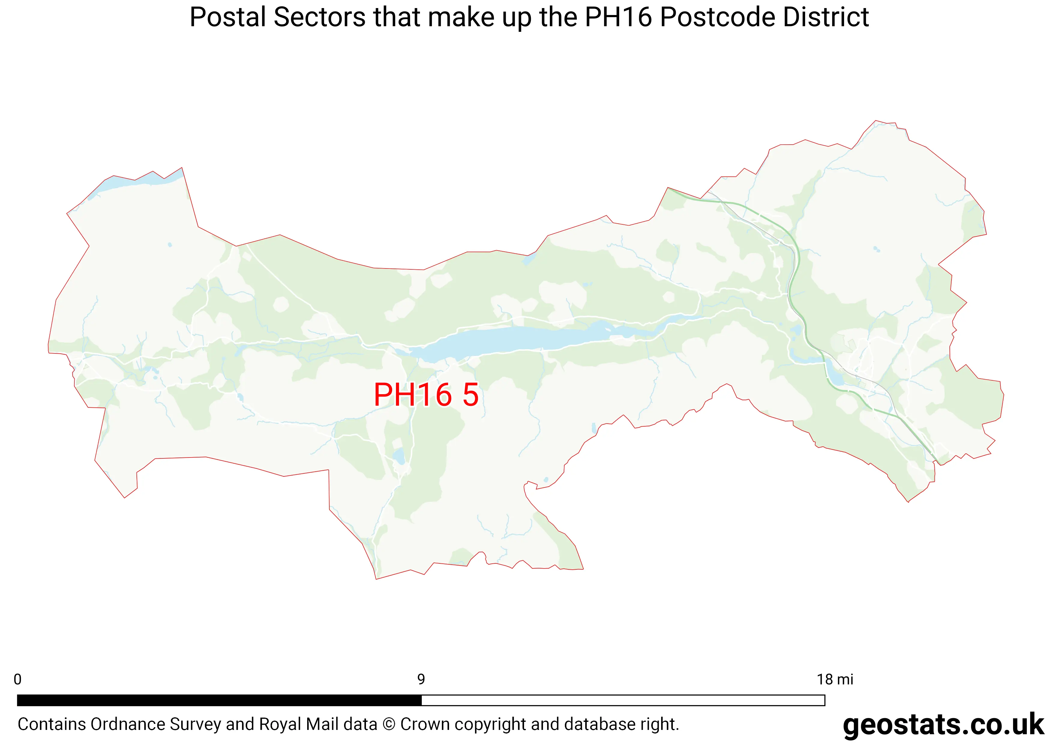 Map of the PH16  District