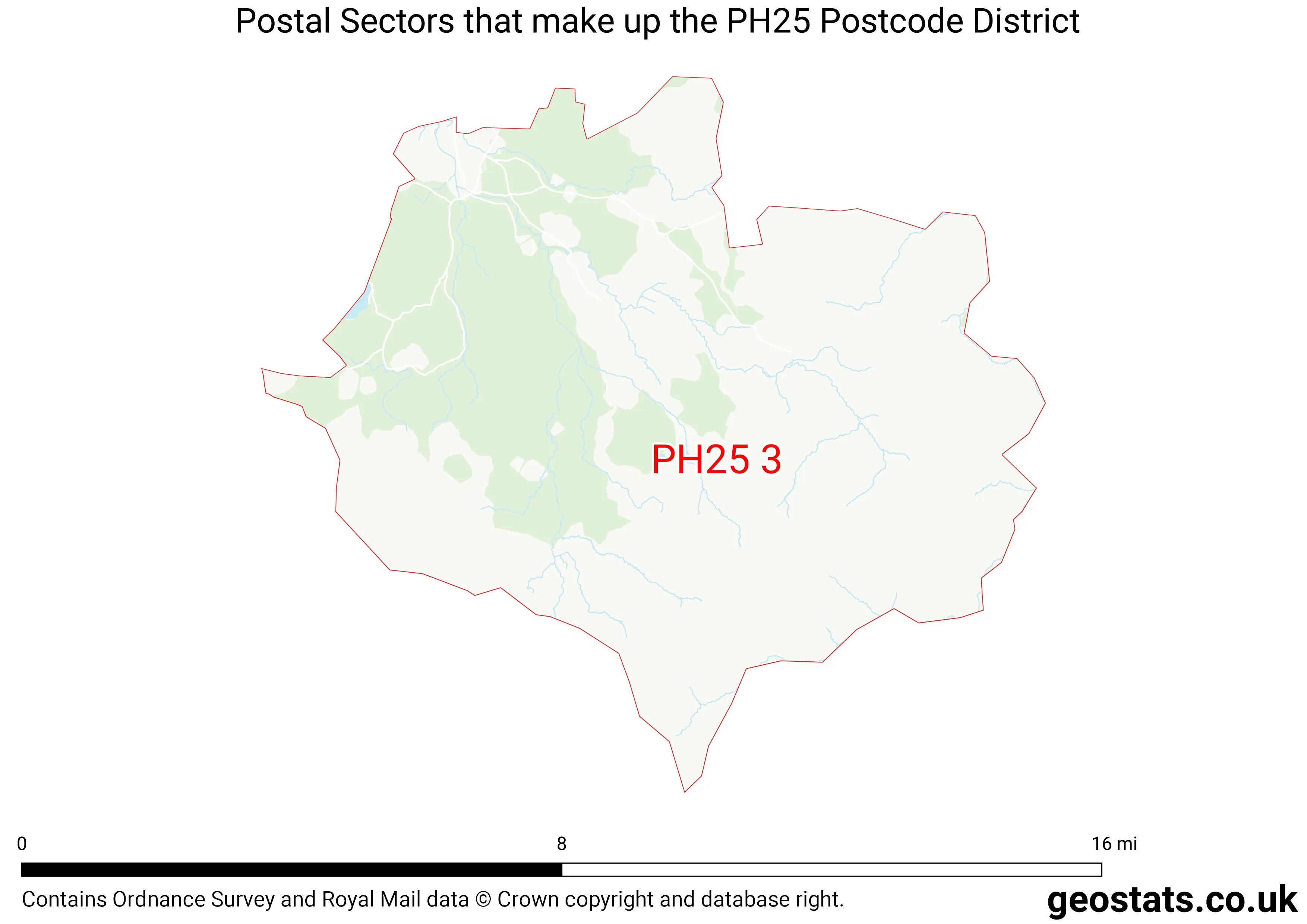 Map of the PH25  District