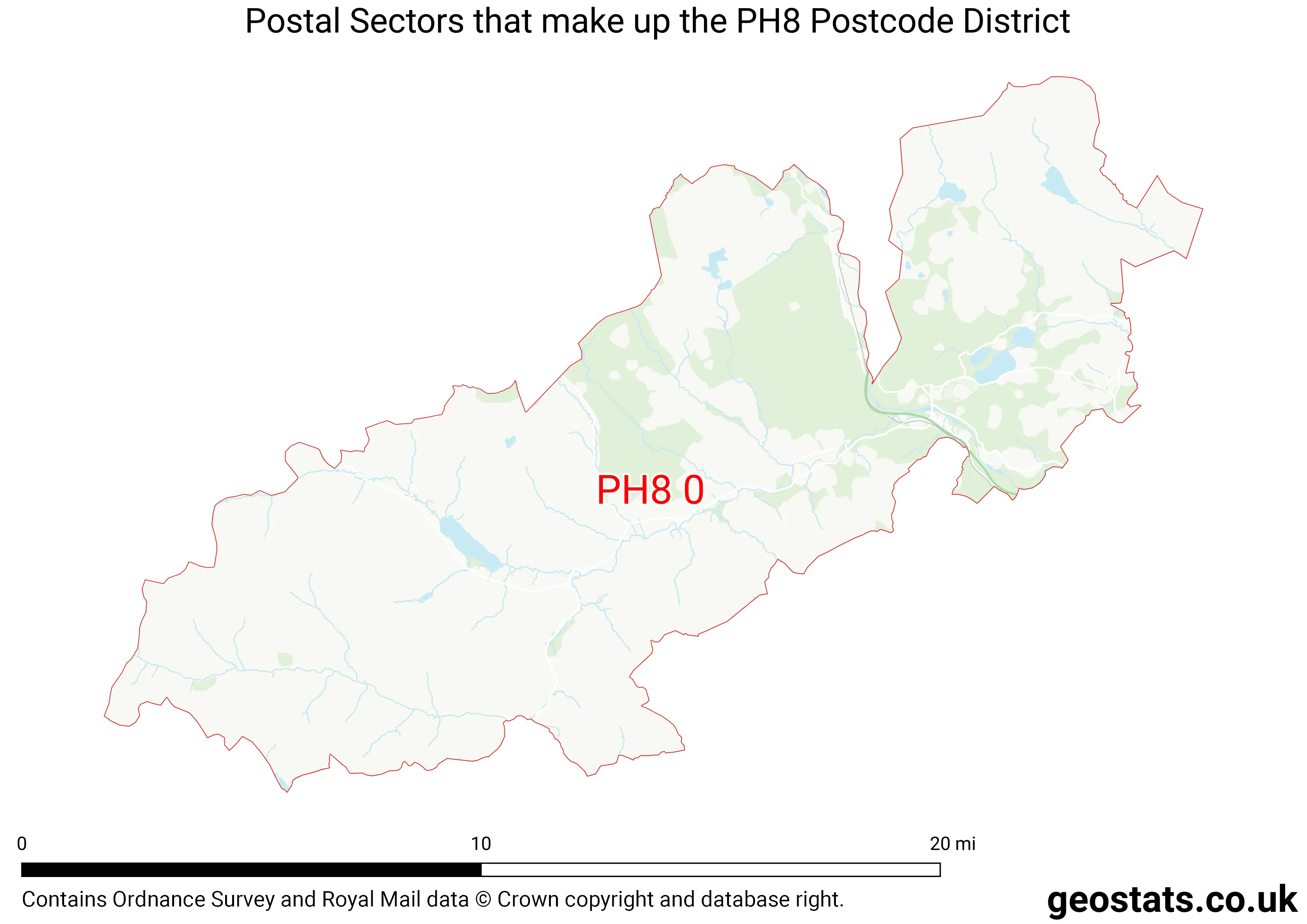 Map of the PH8  District