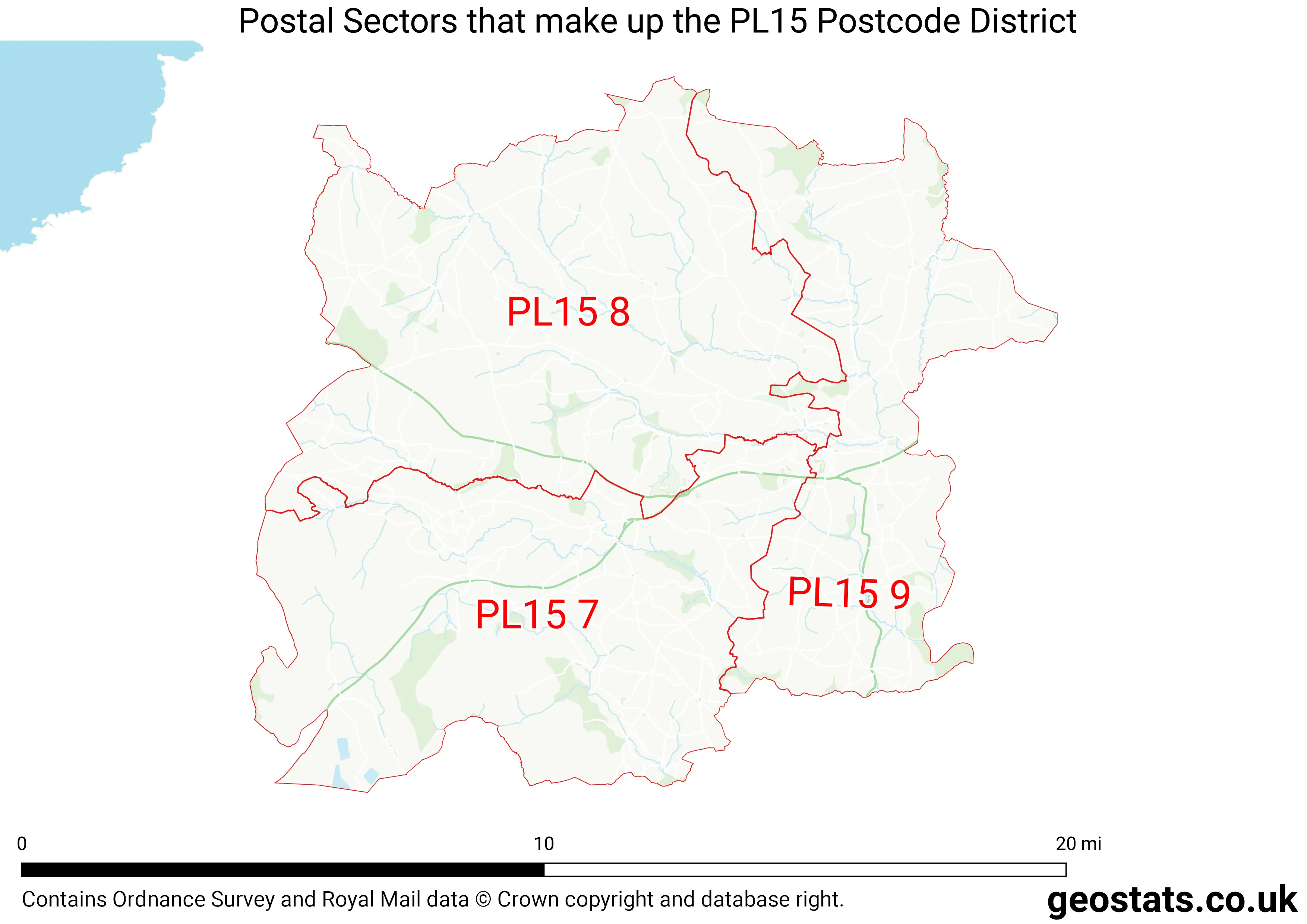 Map of the PL15  District