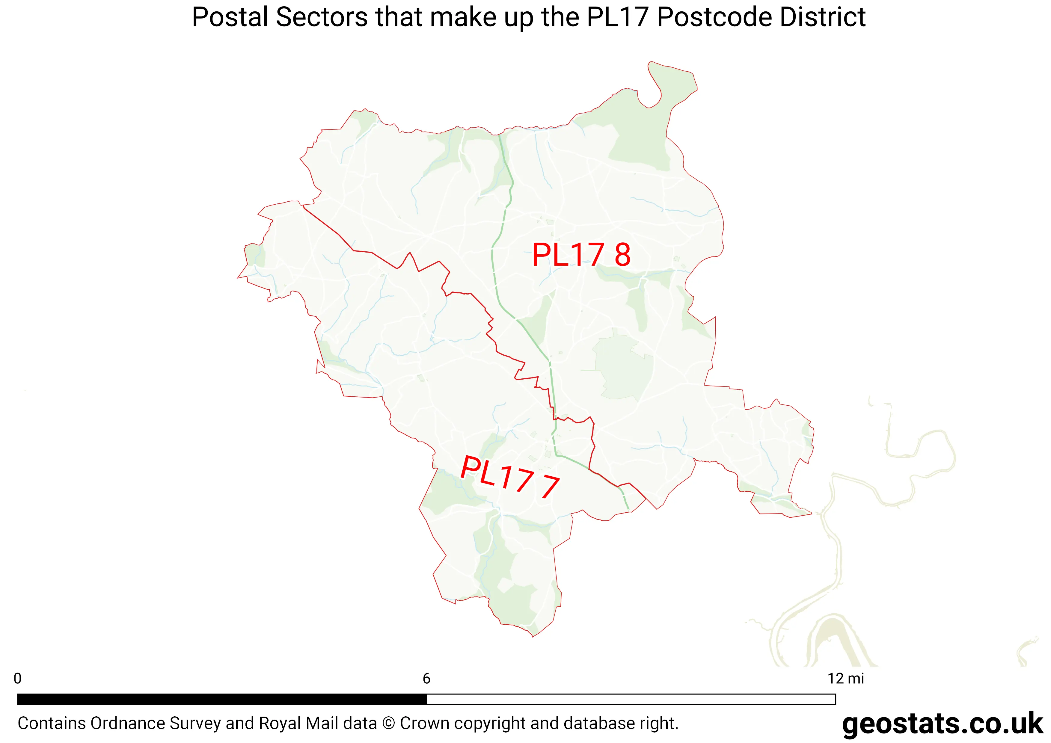 Map of the PL17  District
