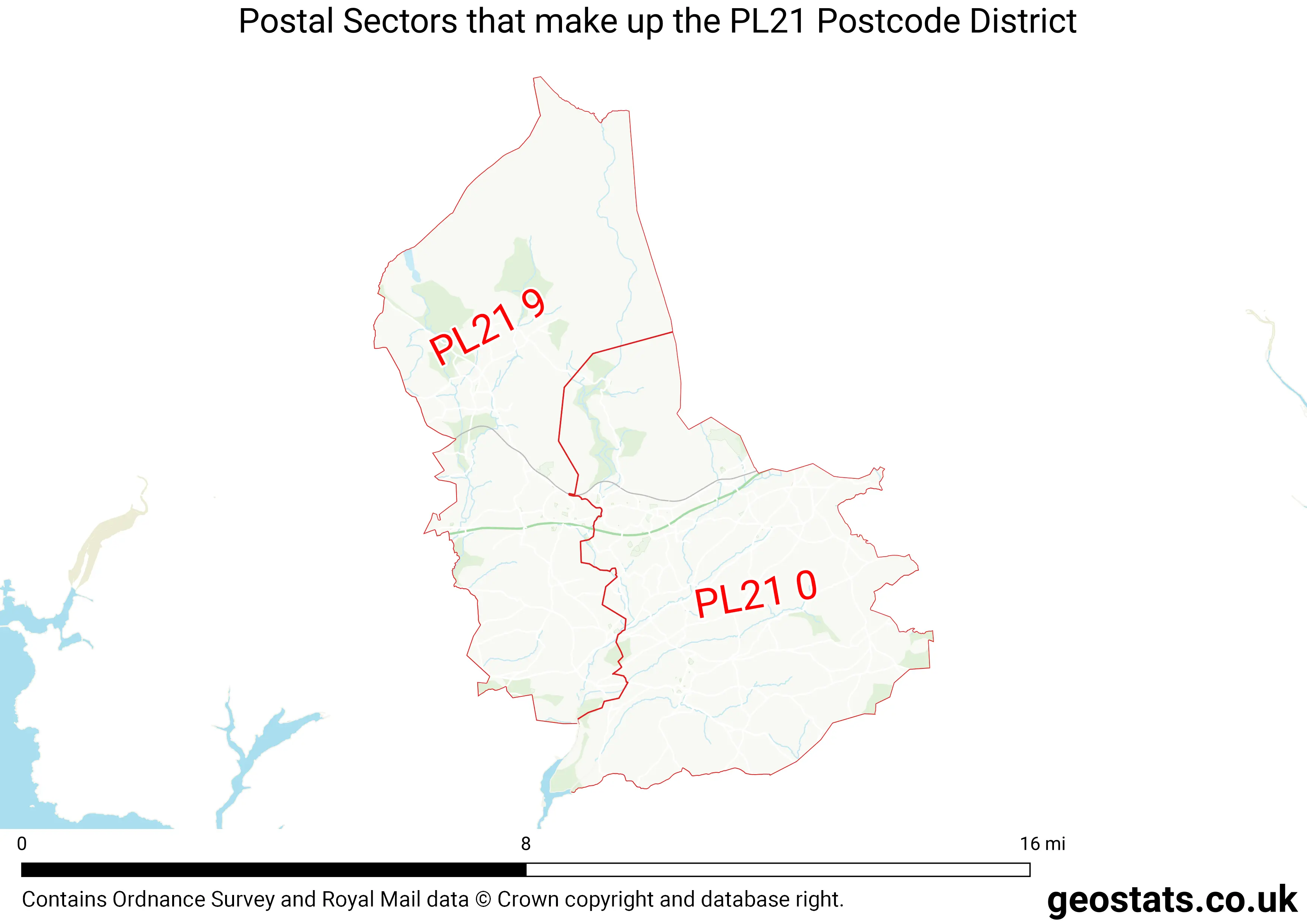 Map of the PL21  District