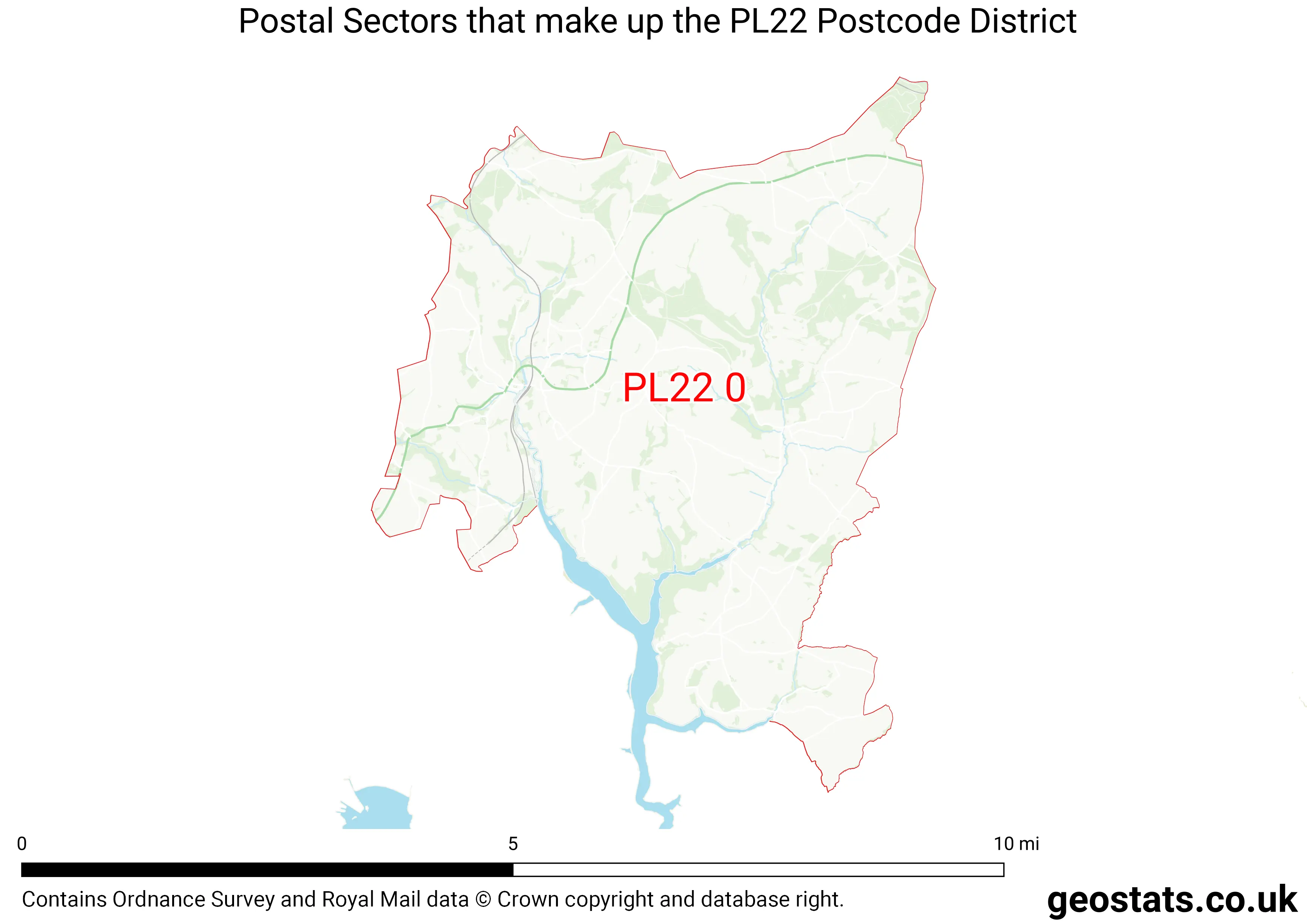 Map of the PL22  District